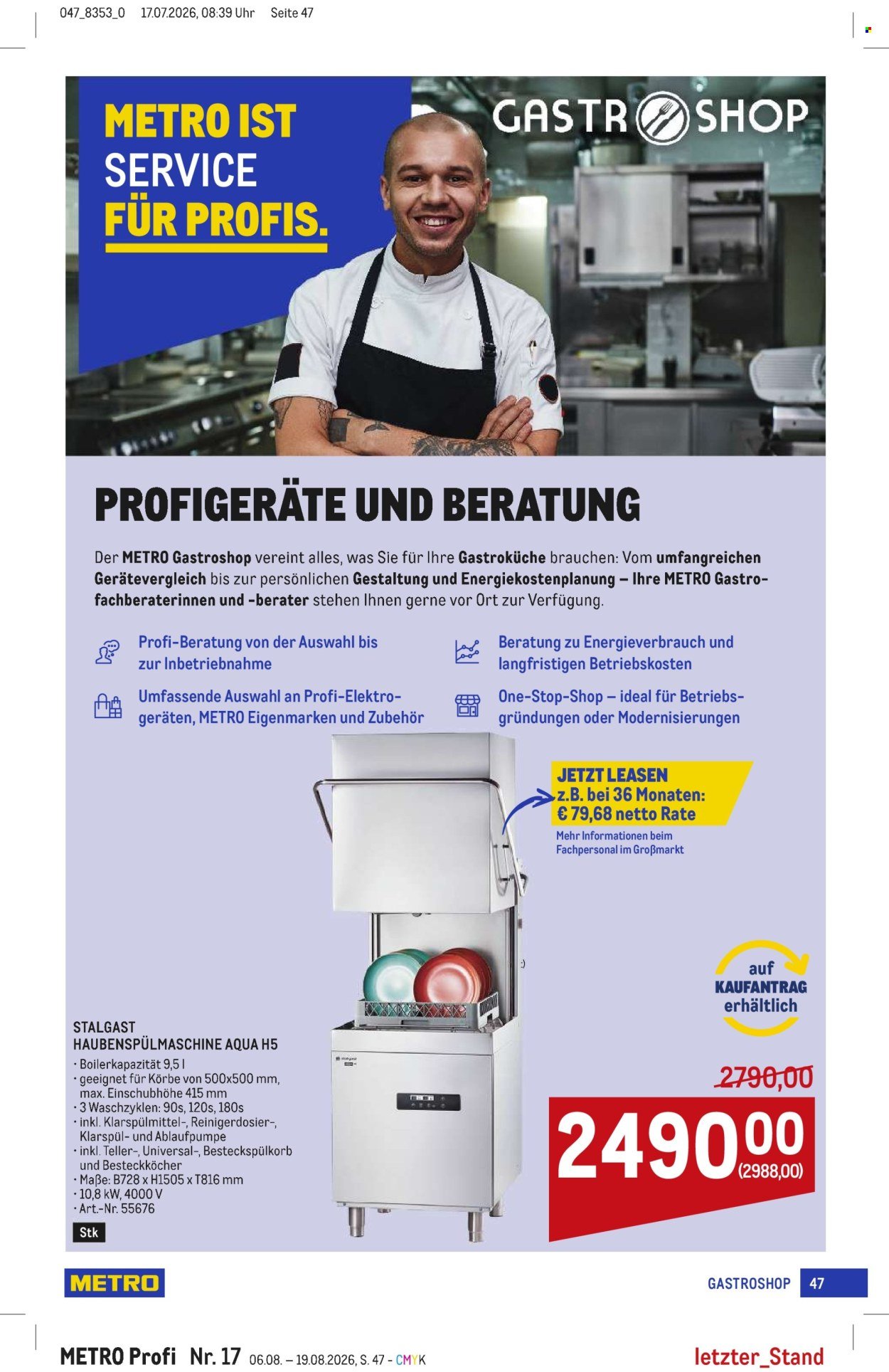 METRO Flugblatt - Profi