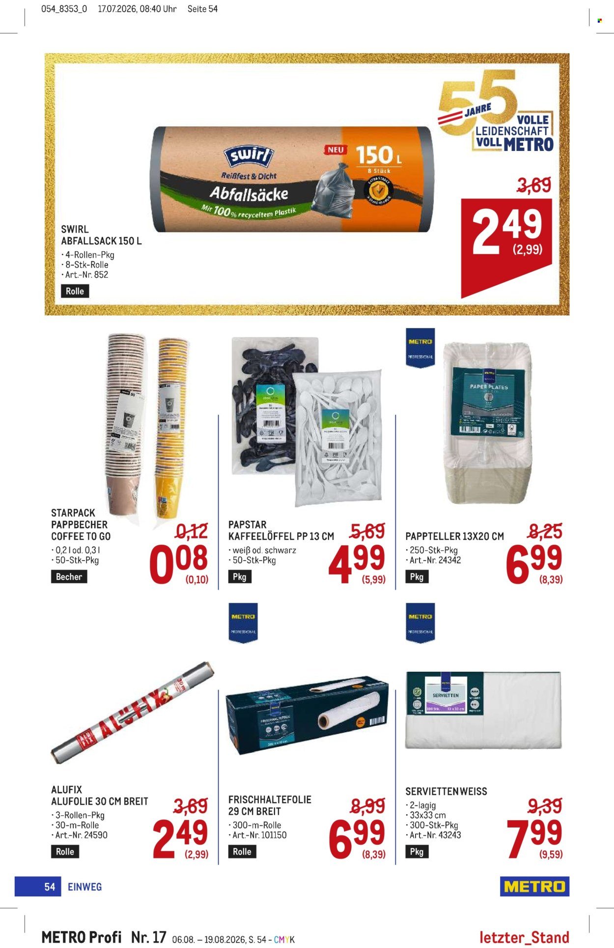 METRO Flugblatt - Profi