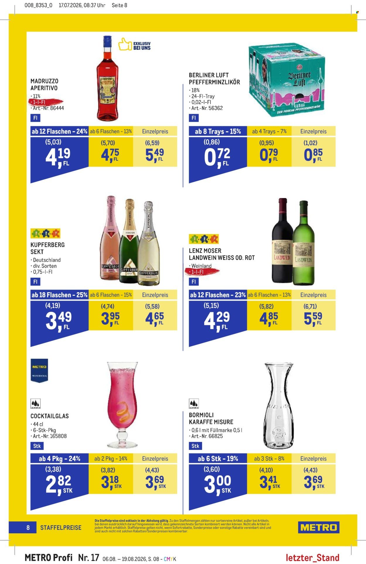 METRO Flugblatt - Profi