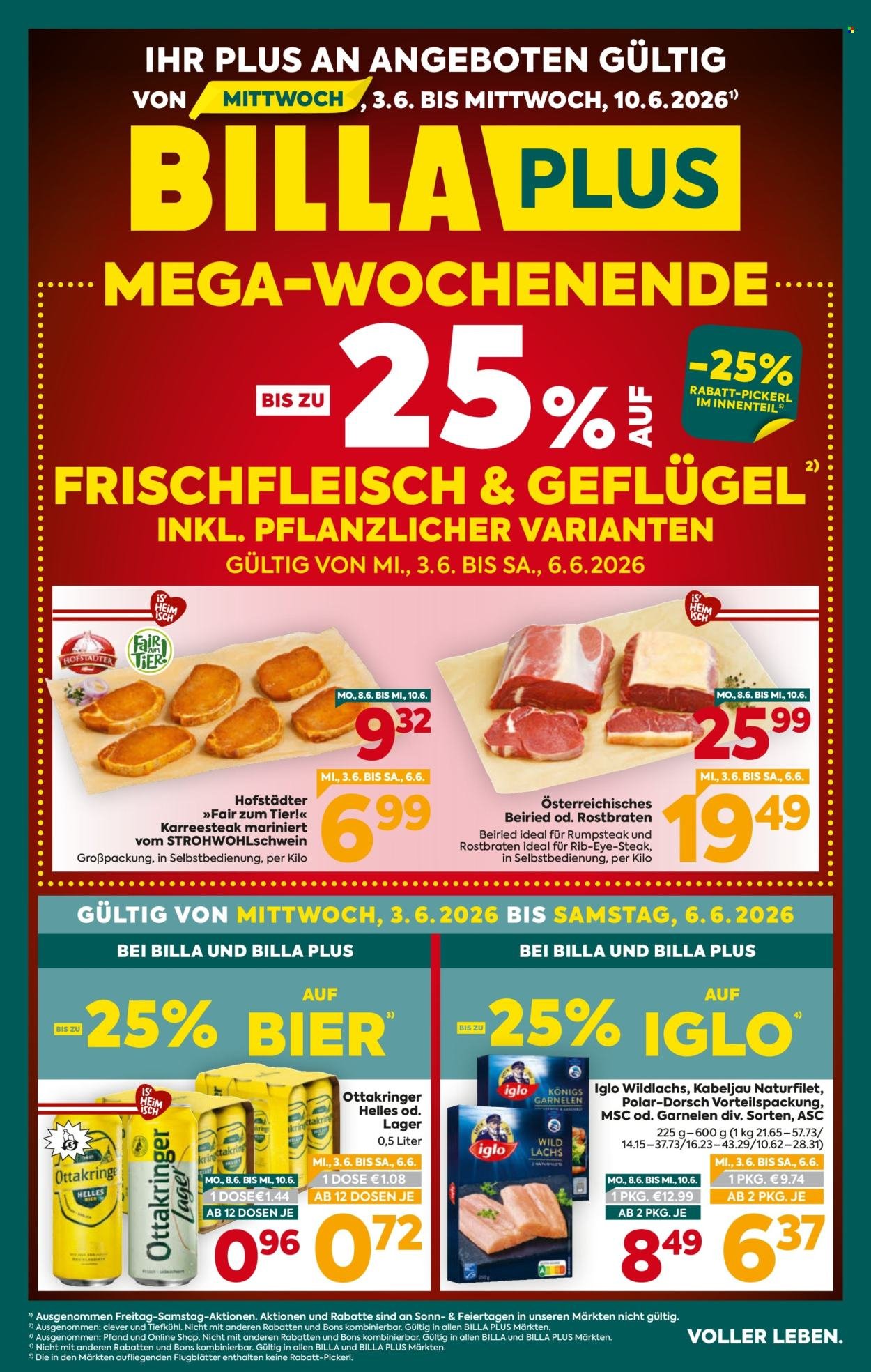 BILLA PLUS Flugblatt - Ab Mittwoch, 3.6.2026