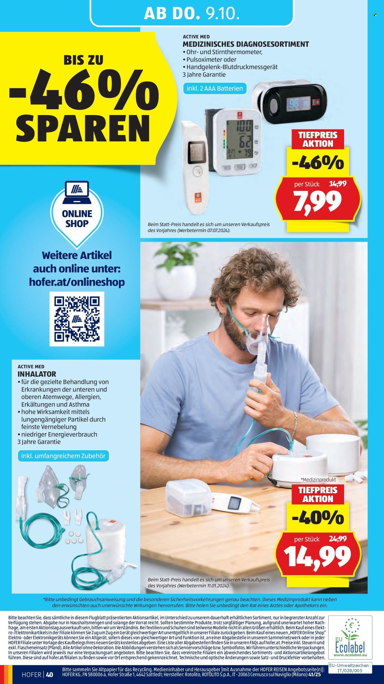 HOFER Flugblatt - Ab Freitag, 3.10.2025 (2025-10-03 - 2025-10-09)