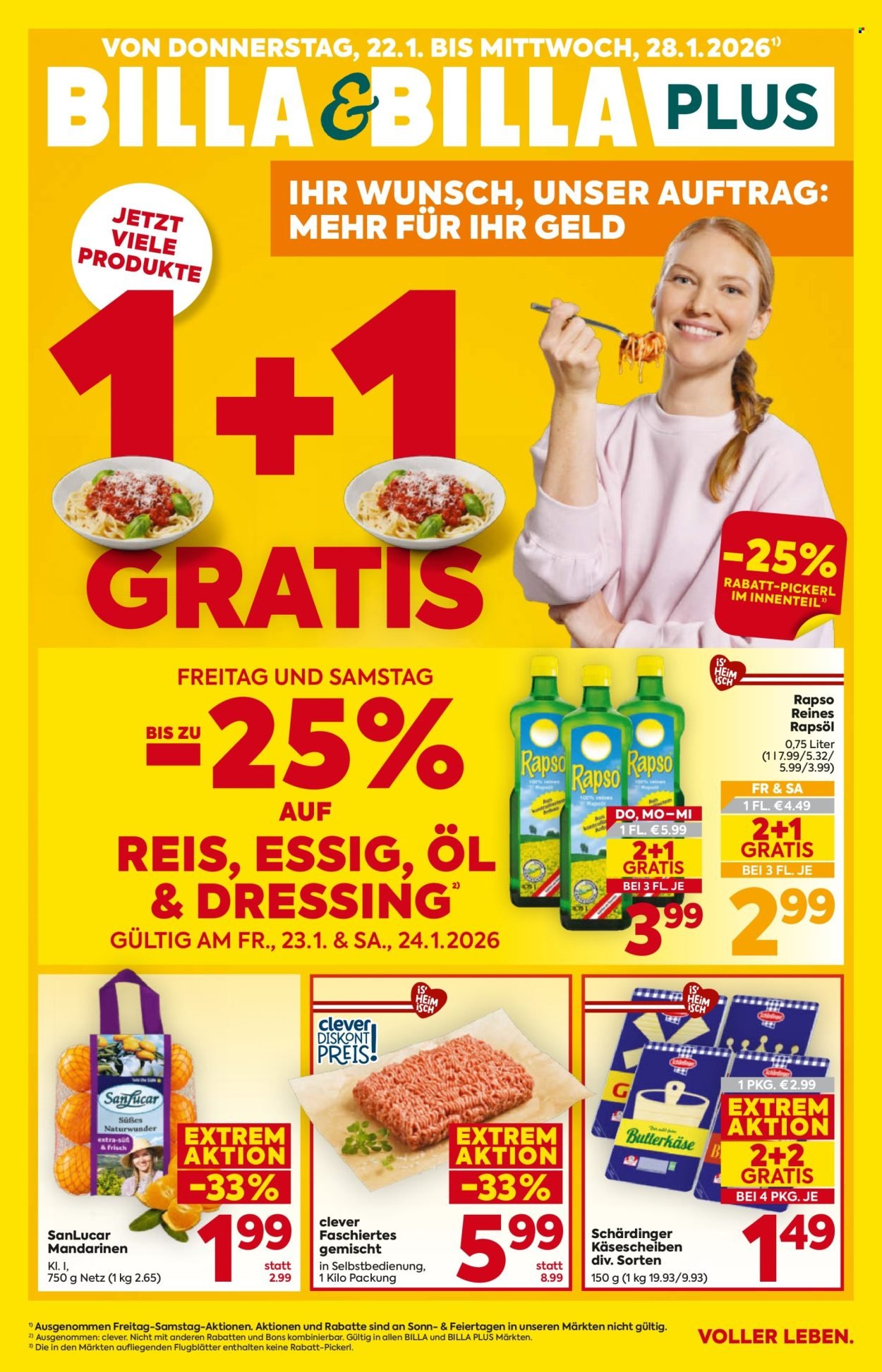 BILLA Flugblatt - Ab Donnerstag, 22.1.2026