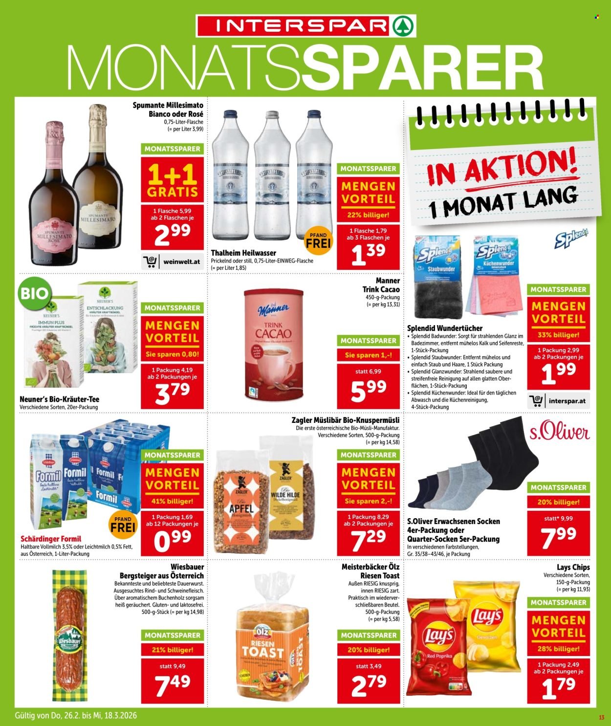 INTERSPAR Flugblatt - KW 9 - Wien