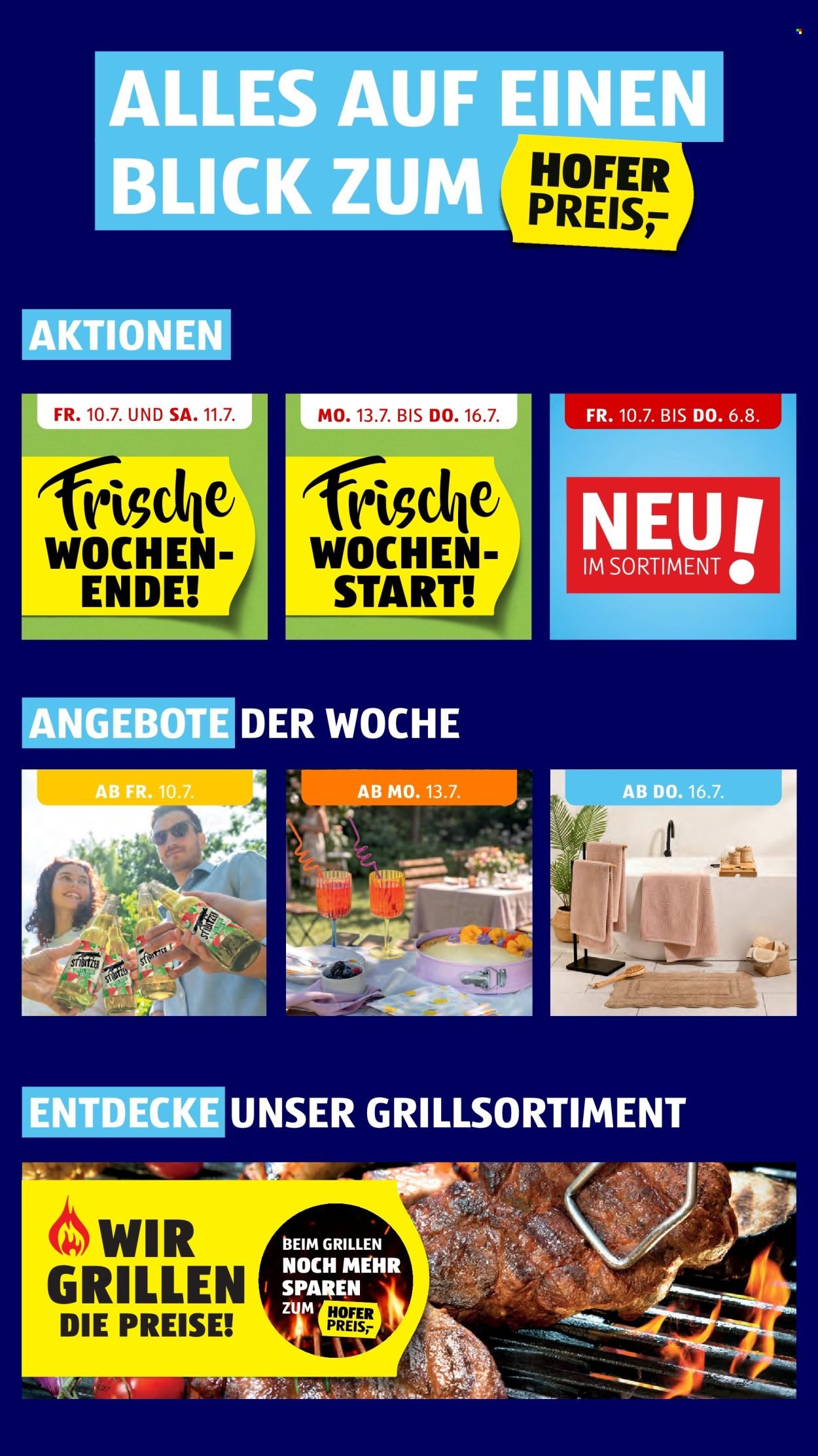 HOFER Flugblatt - Ab Freitag, 10.7.2026