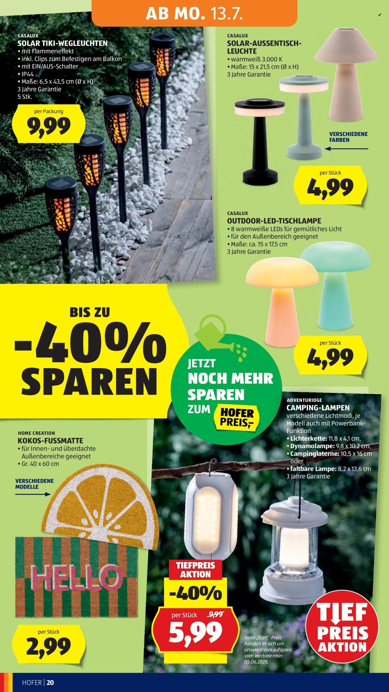 HOFER Flugblatt - Ab Freitag, 10.7.2026