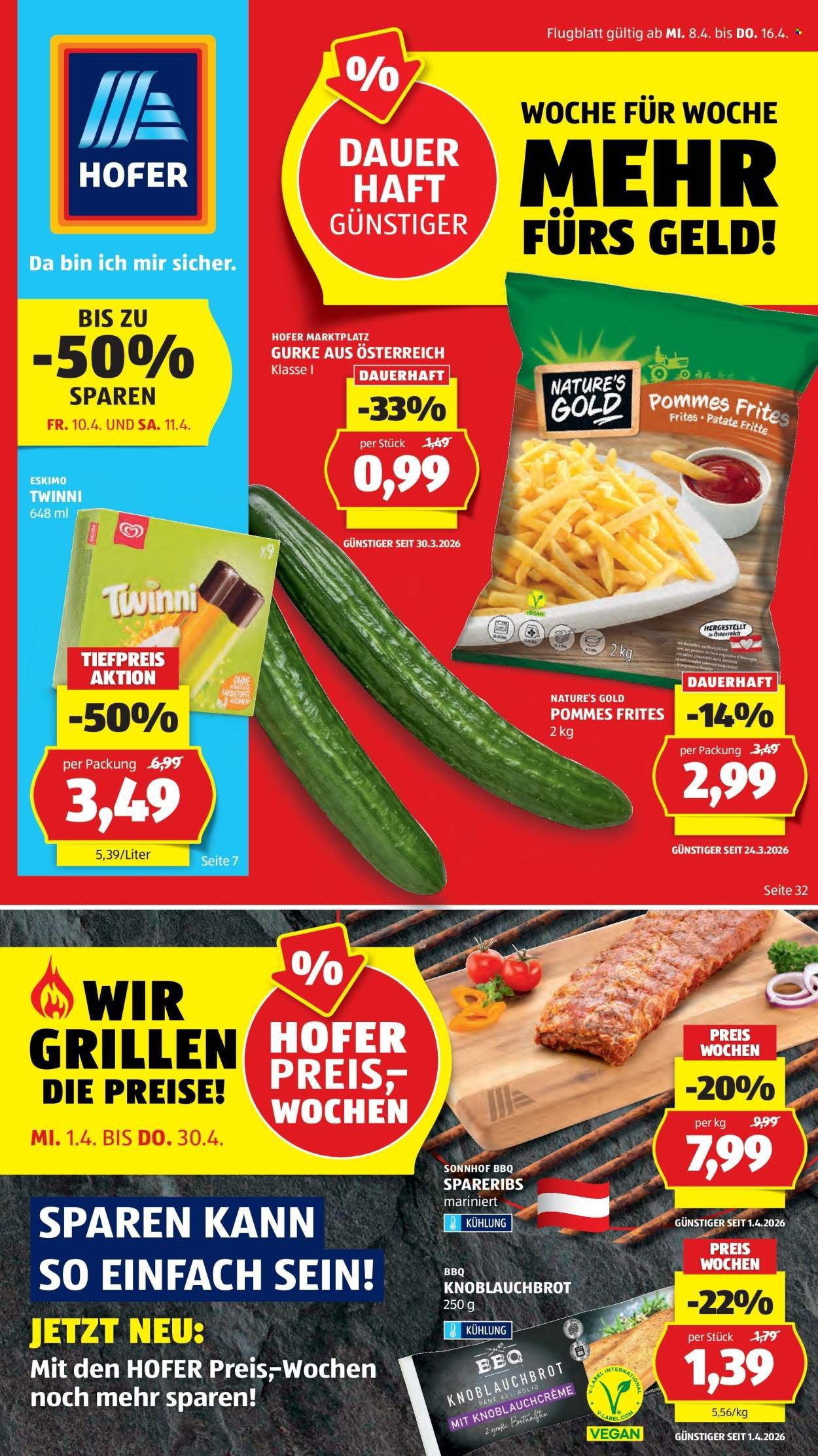 HOFER Flugblatt - Ab Mittwoch, 8.4.2026