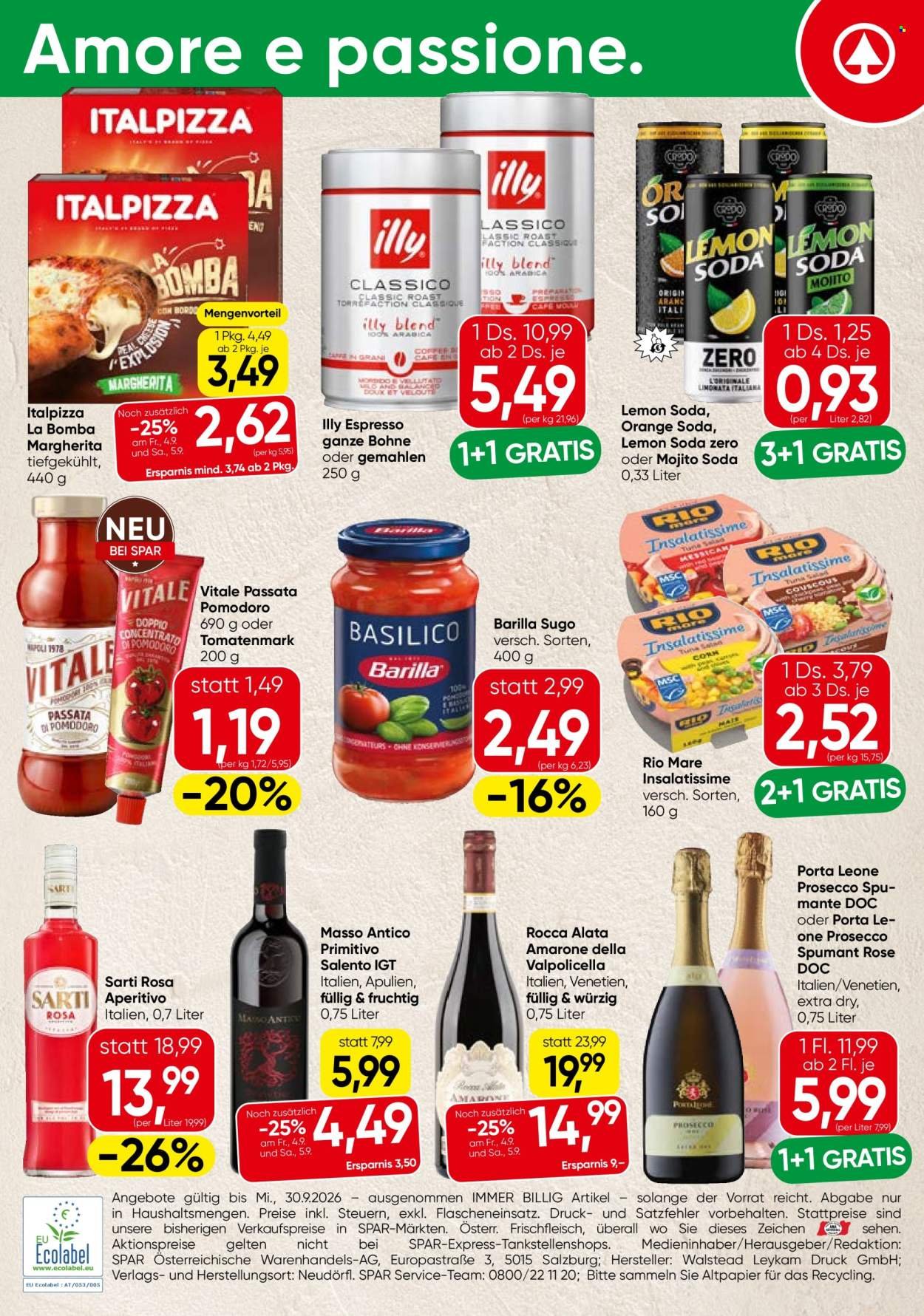 INTERSPAR Flugblatt - Ab Donnerstag, 3.9.2026