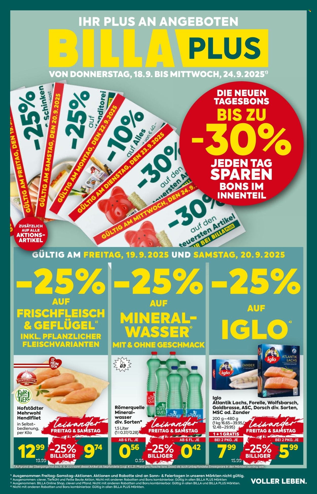 BILLA PLUS Flugblatt - Ab Donnerstag, 18.9.2025 (2025-09-18 - 2025-09-24) | 1