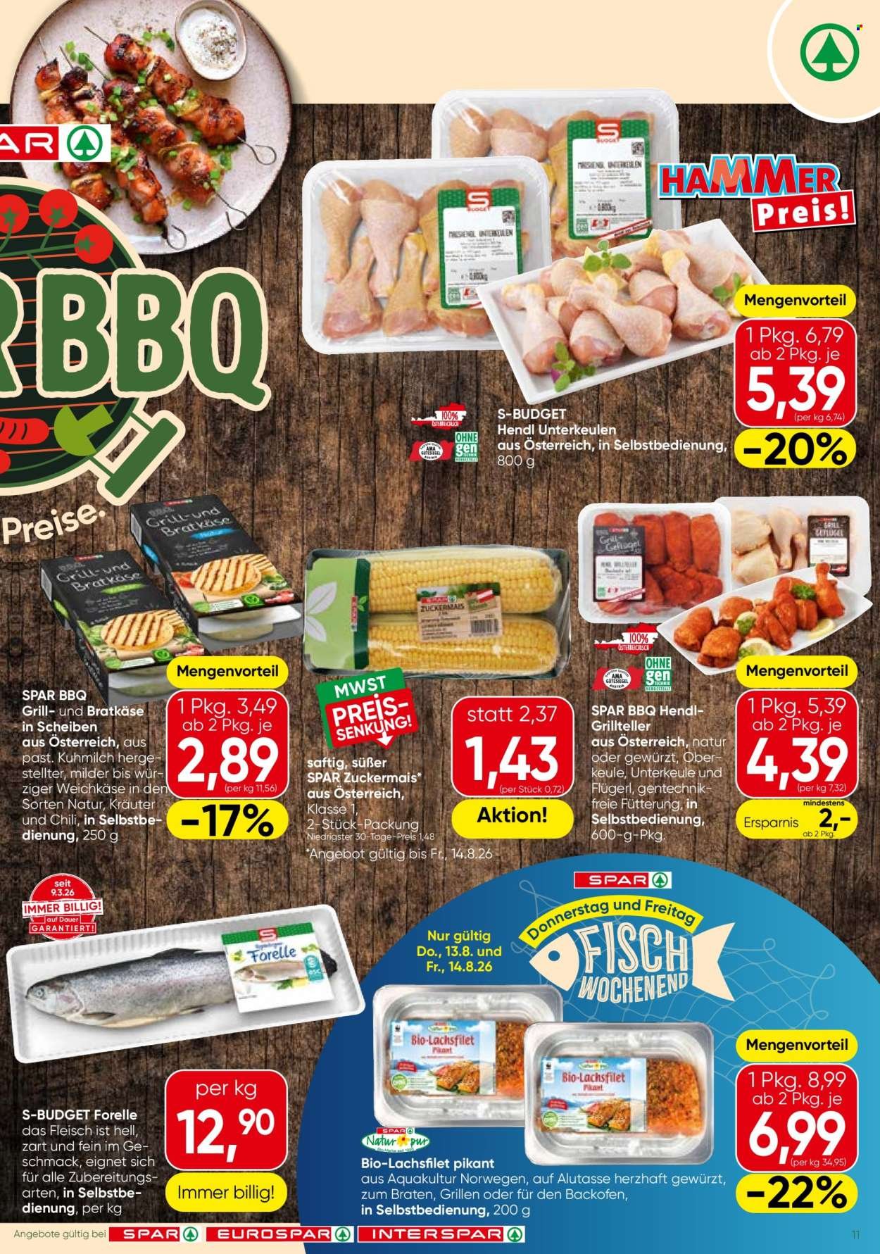 EUROSPAR Flugblatt - Ab Donnerstag, 13.8.2026