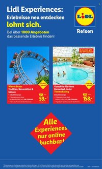 LIDL Flugblatt - Reisen - Lidl Experiences