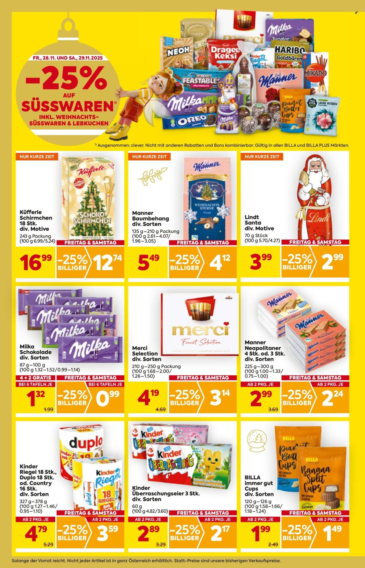 BILLA Flugblatt - Ab Donnerstag, 27.11.2025