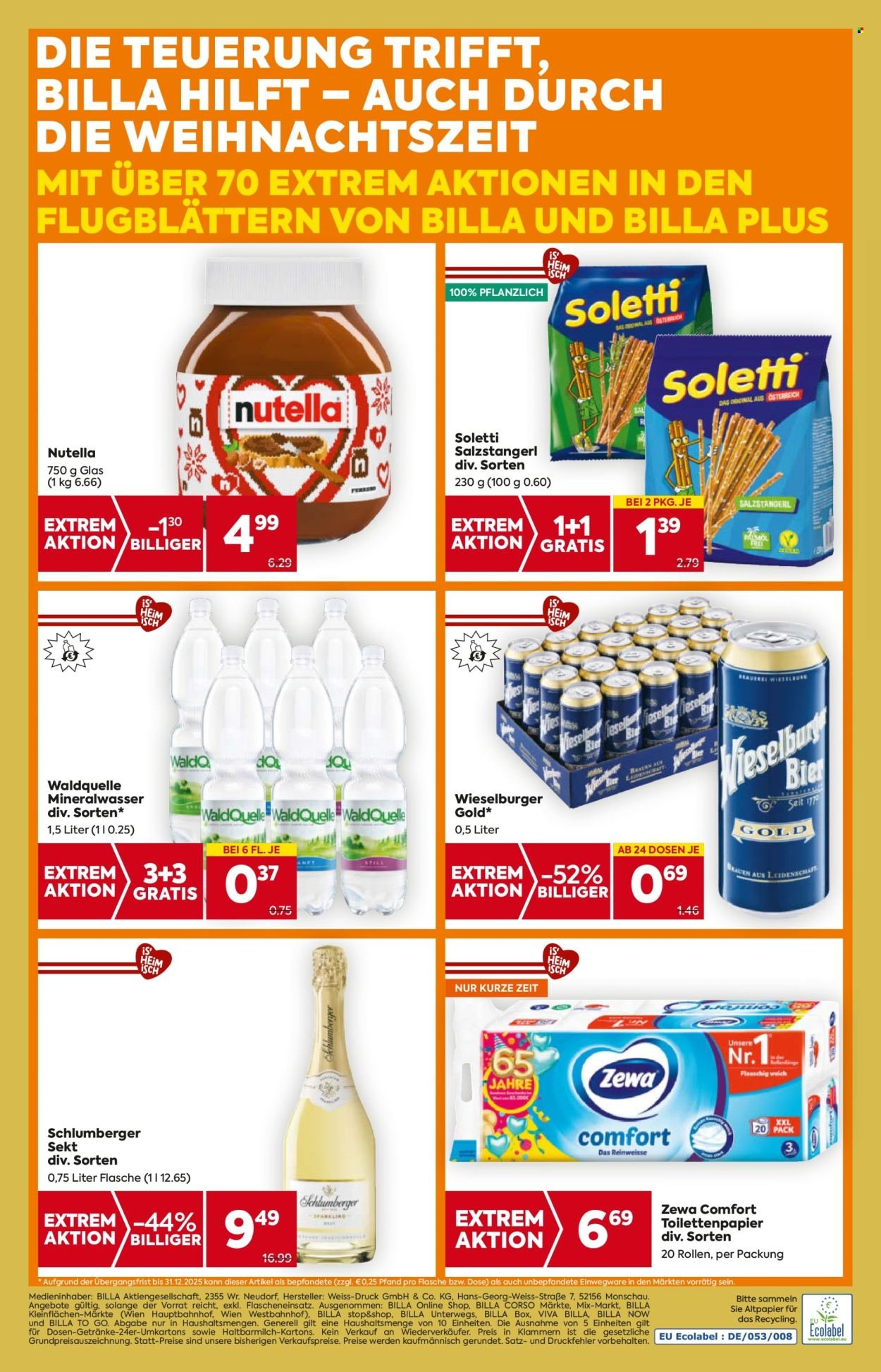 BILLA Flugblatt - Ab Donnerstag, 27.11.2025