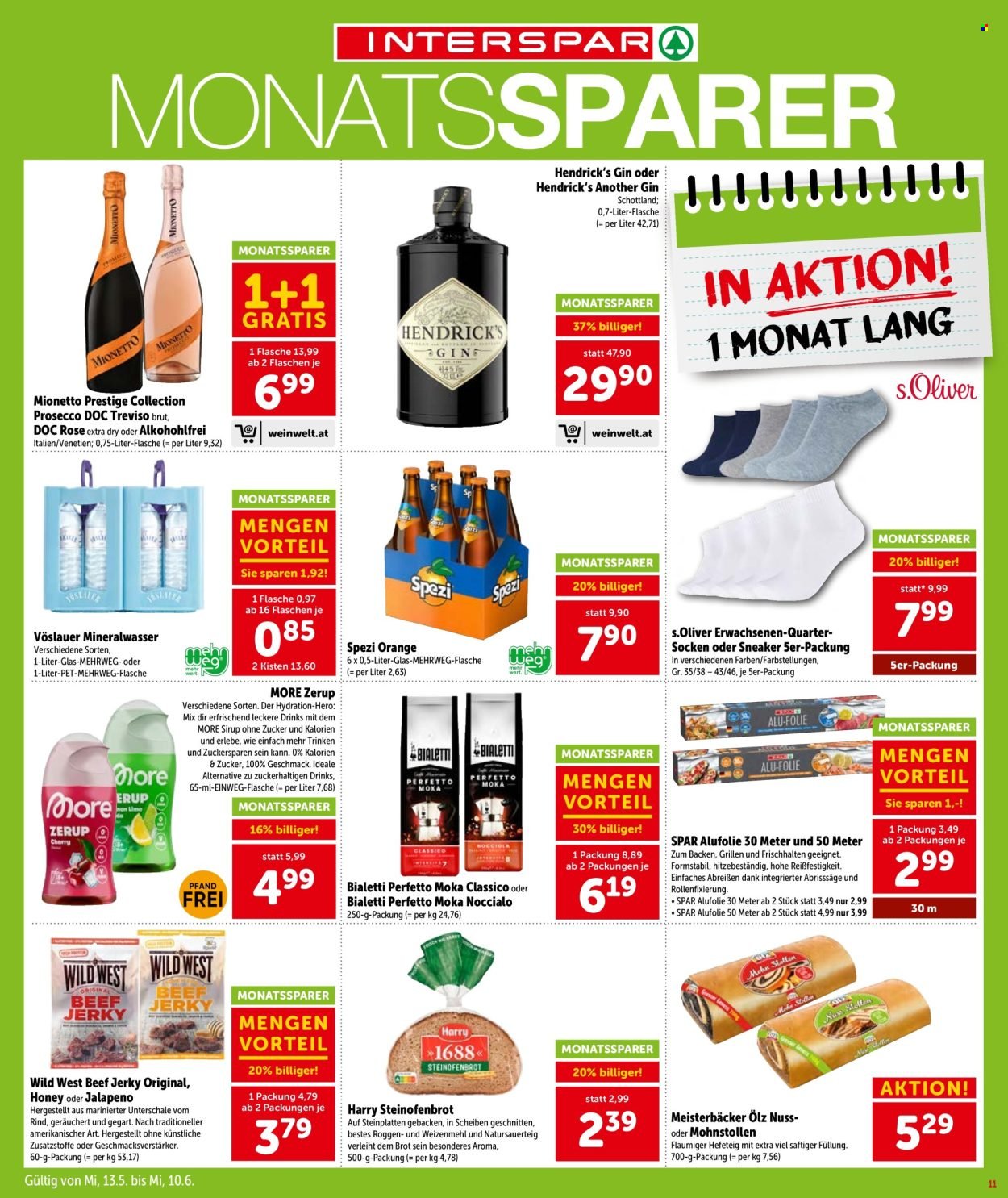 INTERSPAR Flugblatt - Ab Mittwoch, 13.5.2026