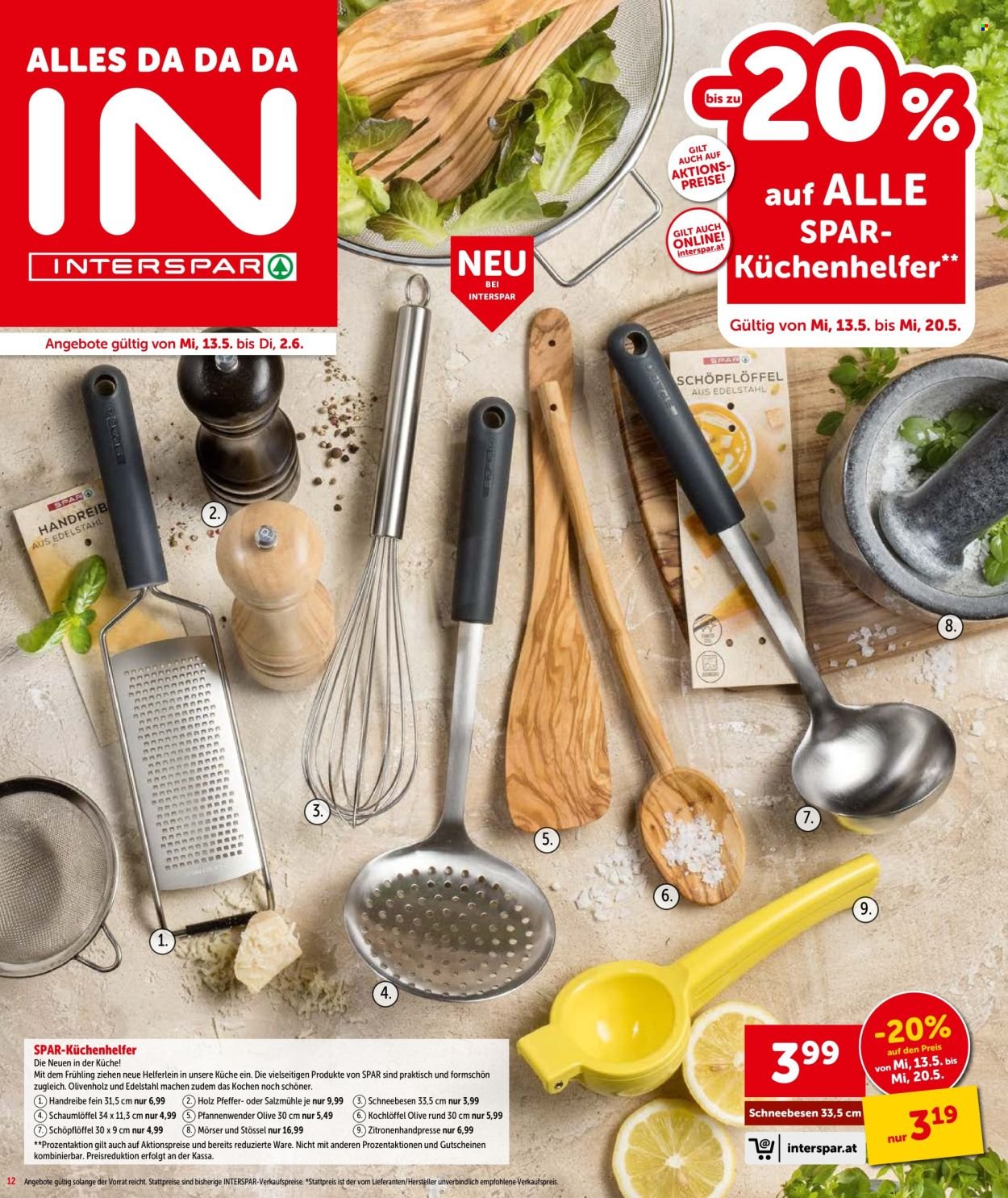 INTERSPAR Flugblatt - Ab Mittwoch, 13.5.2026