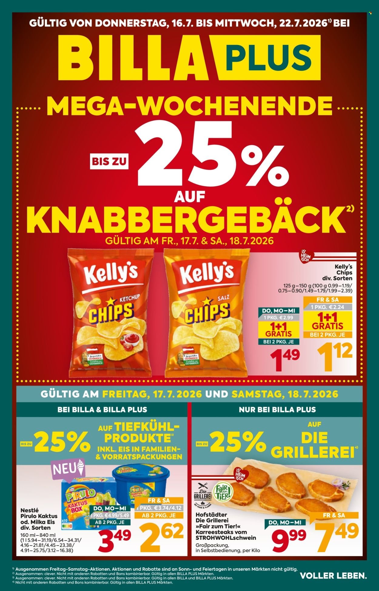 BILLA PLUS Flugblatt - Ab Donnerstag, 16.7.2026
