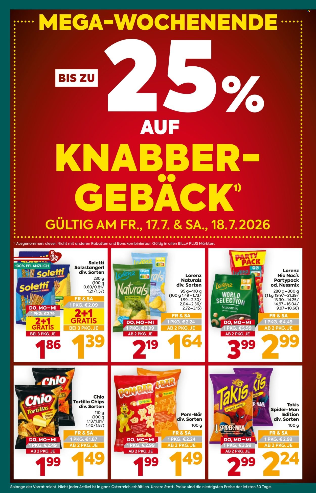 BILLA PLUS Flugblatt - Ab Donnerstag, 16.7.2026