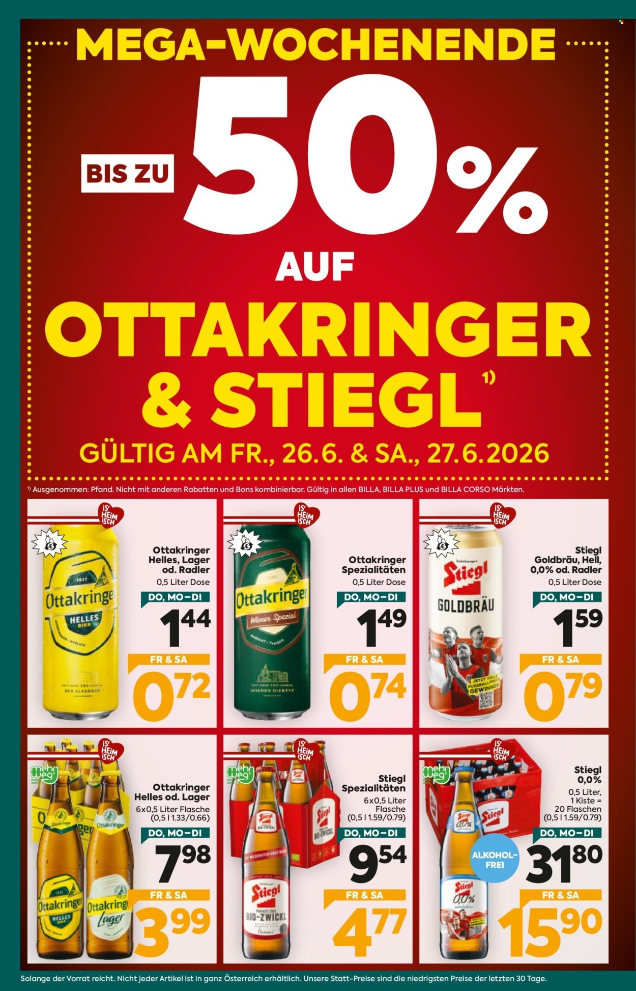 BILLA PLUS Flugblatt - Ab Donnerstag, 25.6.2026