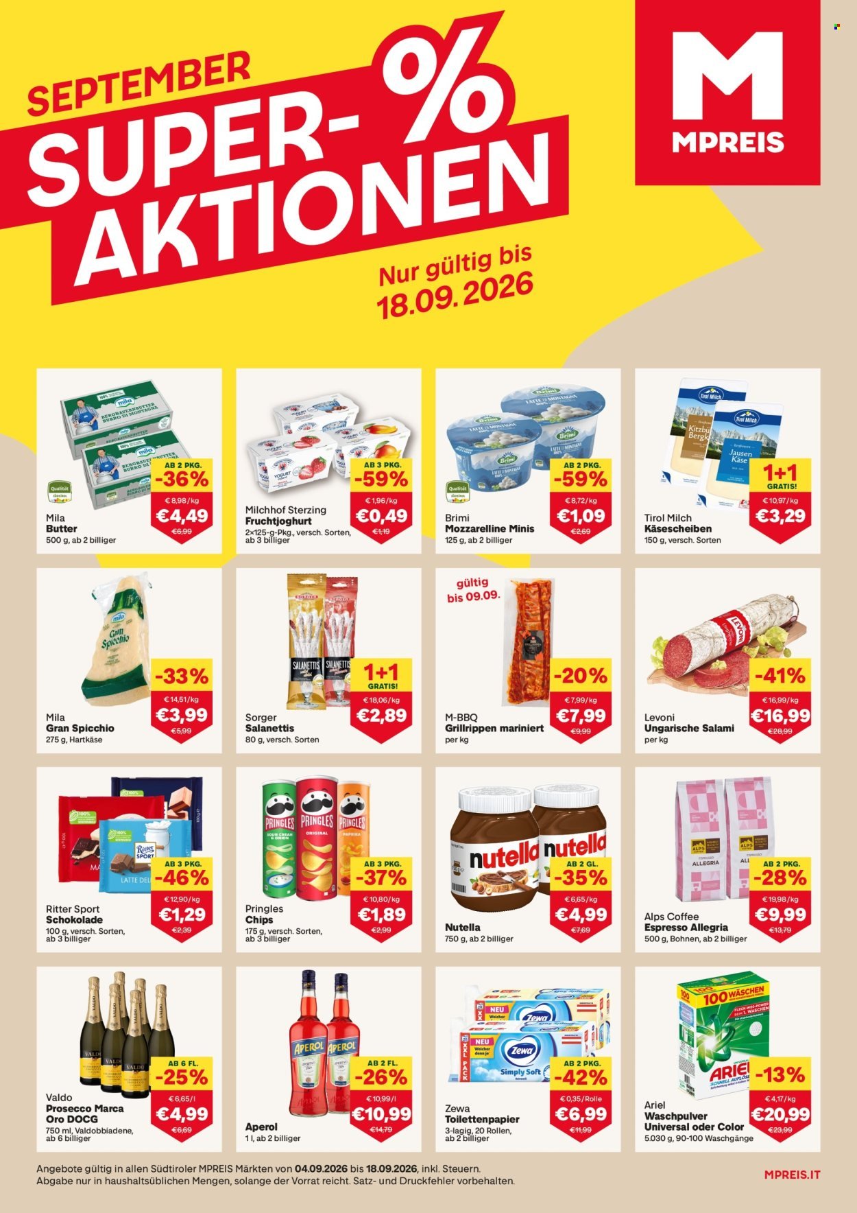 MPREIS Flugblatt - Ab Sonntag, 6.9.2026