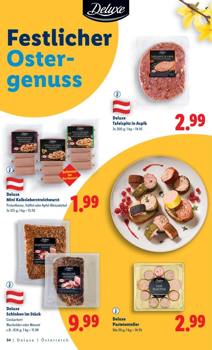LIDL Flugblatt - Deluxe Ostern Magazin