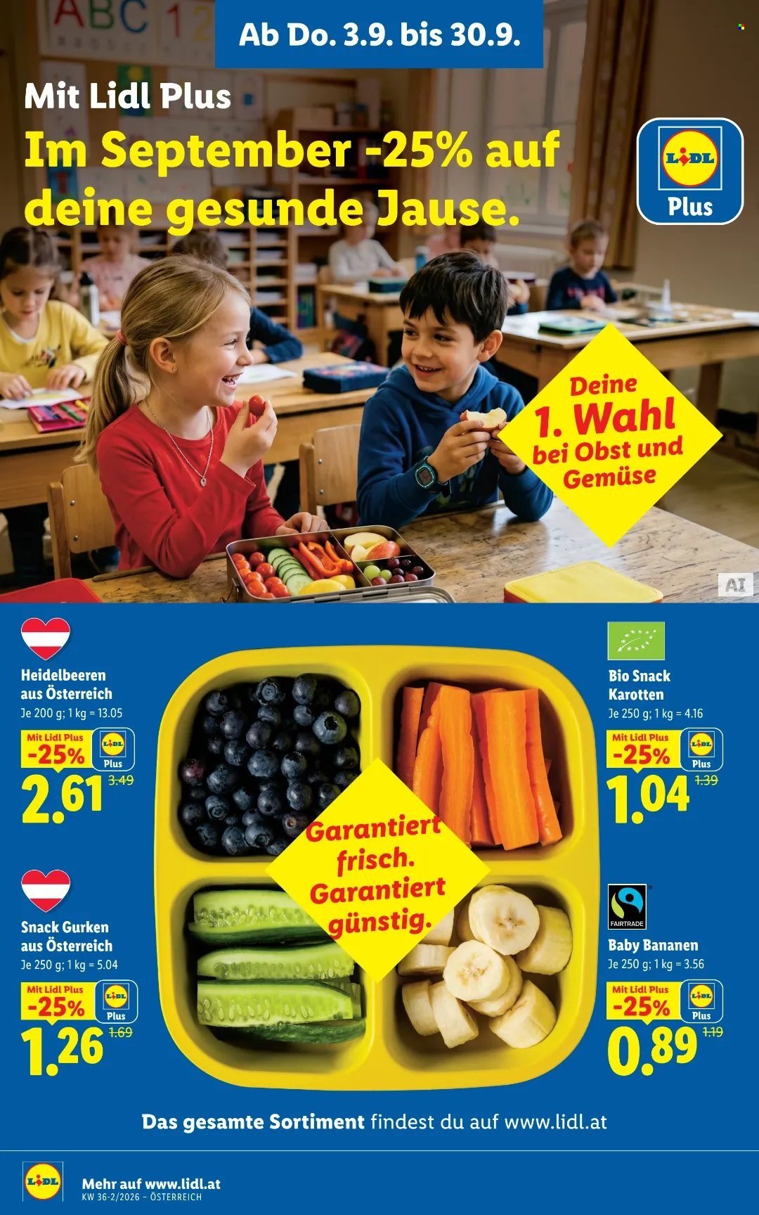 LIDL Flugblatt - Ab Donnerstag, 3.9.2026