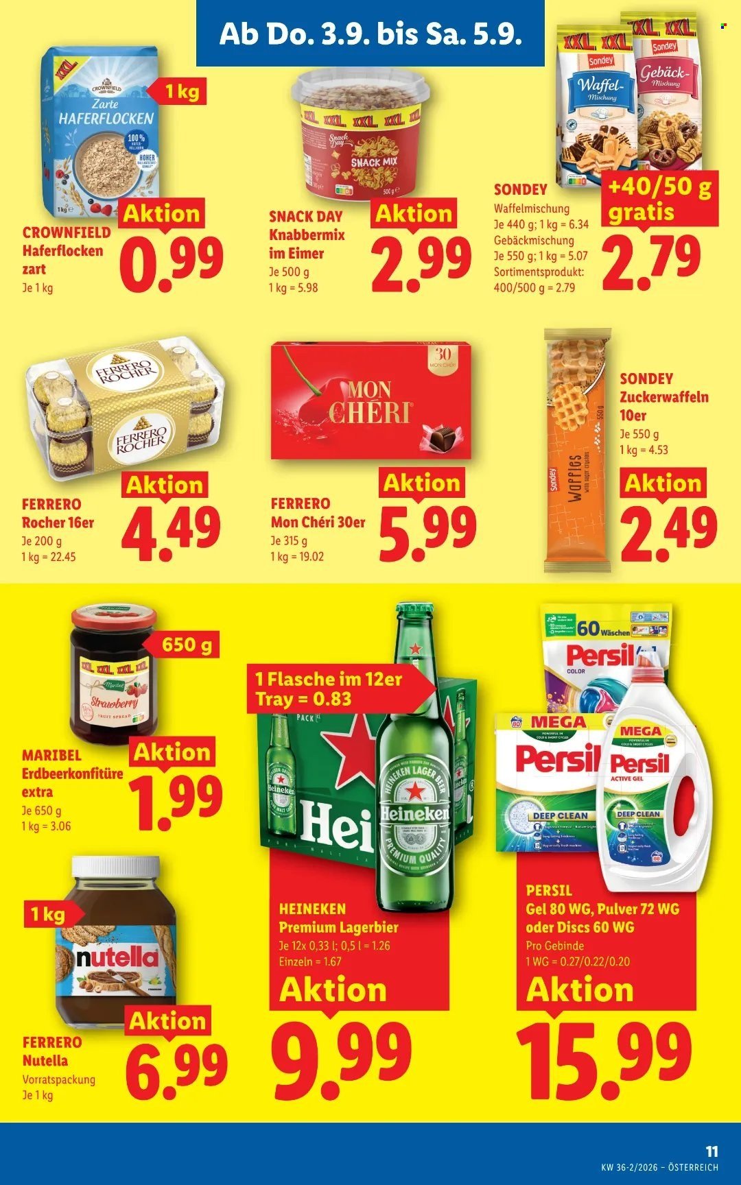 LIDL Flugblatt - Ab Donnerstag, 3.9.2026