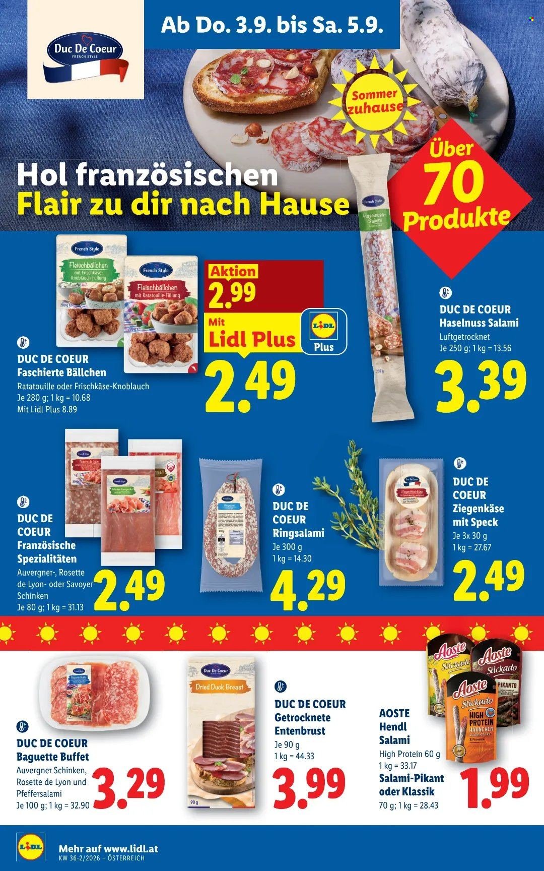 LIDL Flugblatt - Ab Donnerstag, 3.9.2026