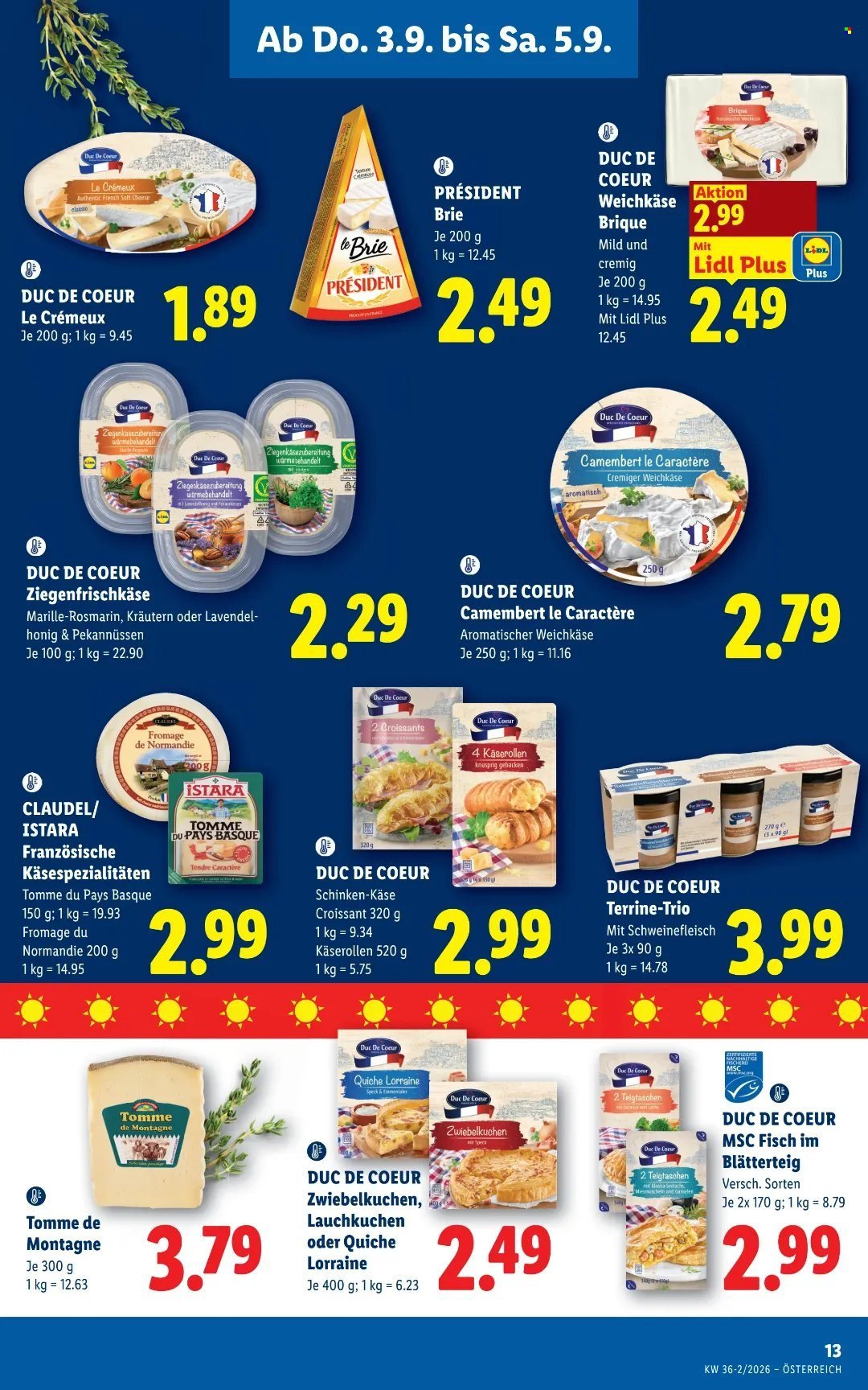 LIDL Flugblatt - Ab Donnerstag, 3.9.2026