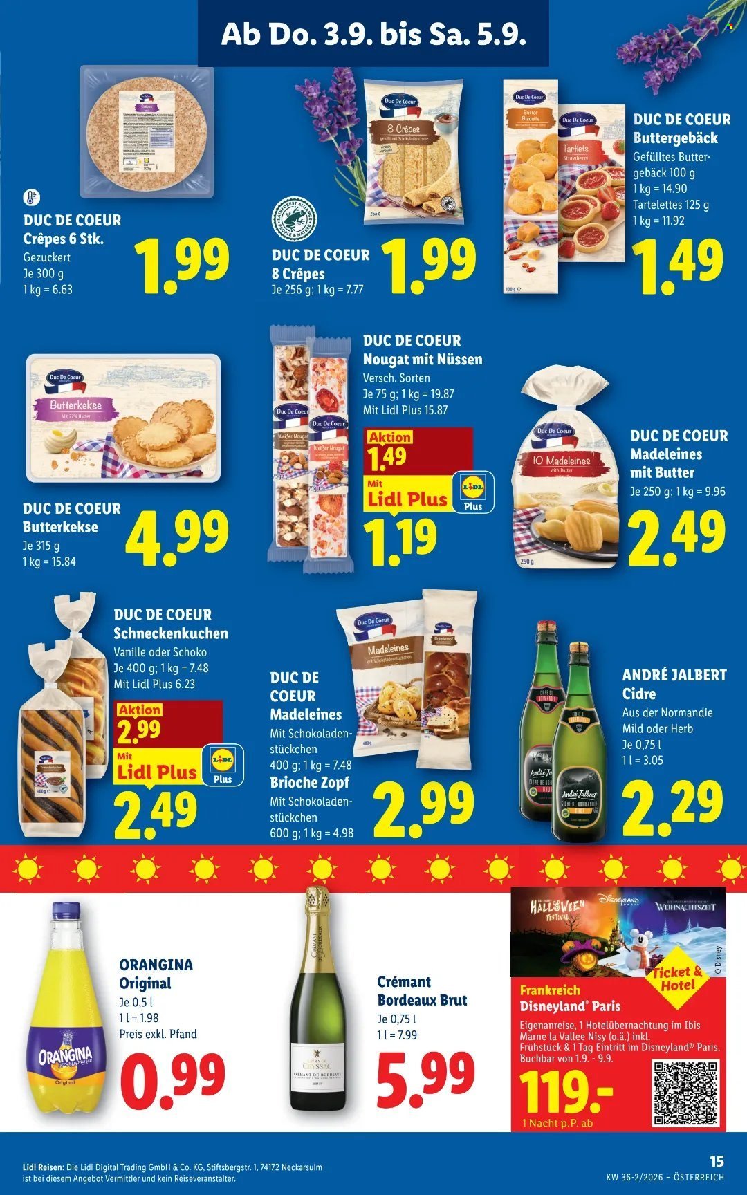 LIDL Flugblatt - Ab Donnerstag, 3.9.2026