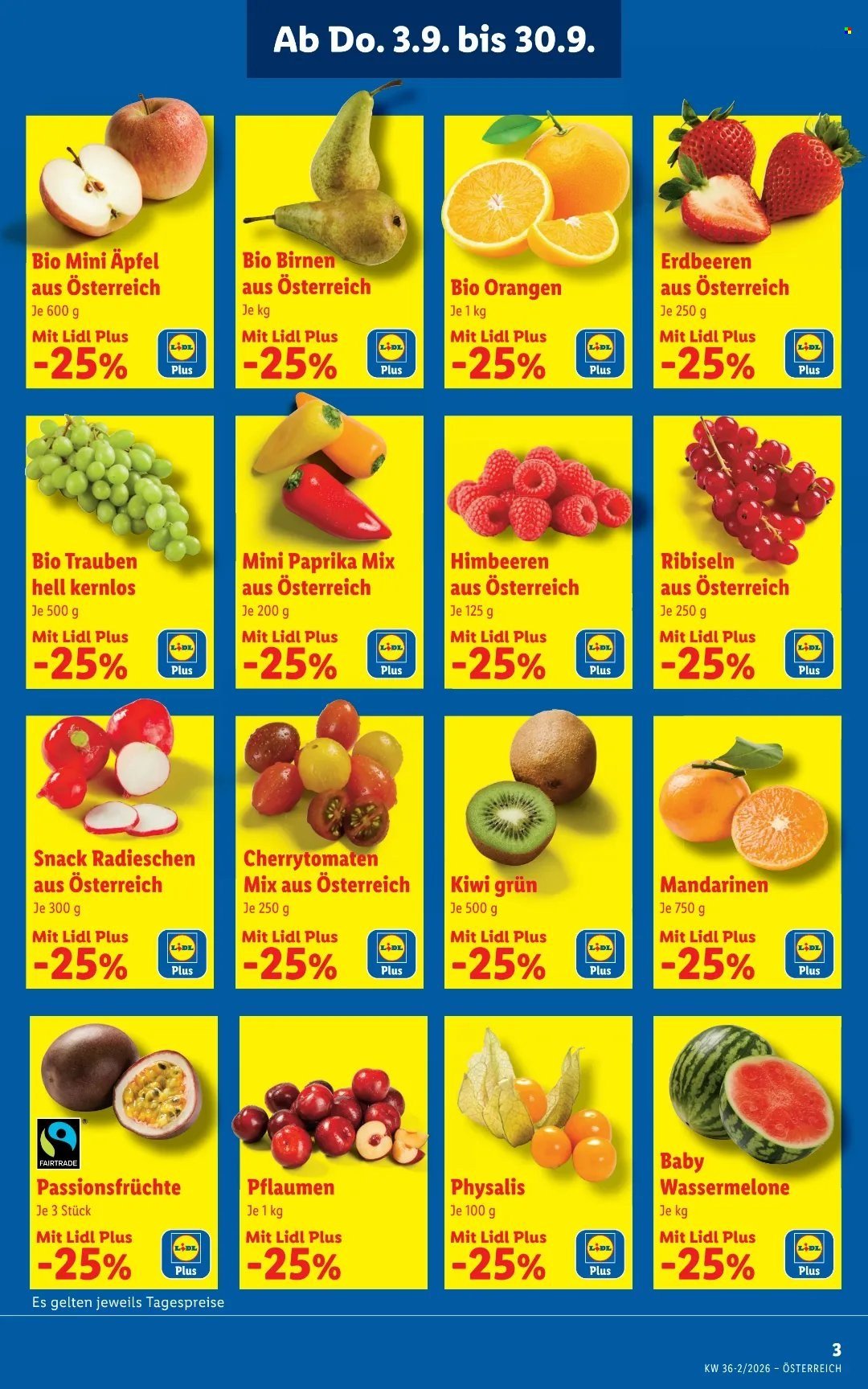 LIDL Flugblatt - Ab Donnerstag, 3.9.2026