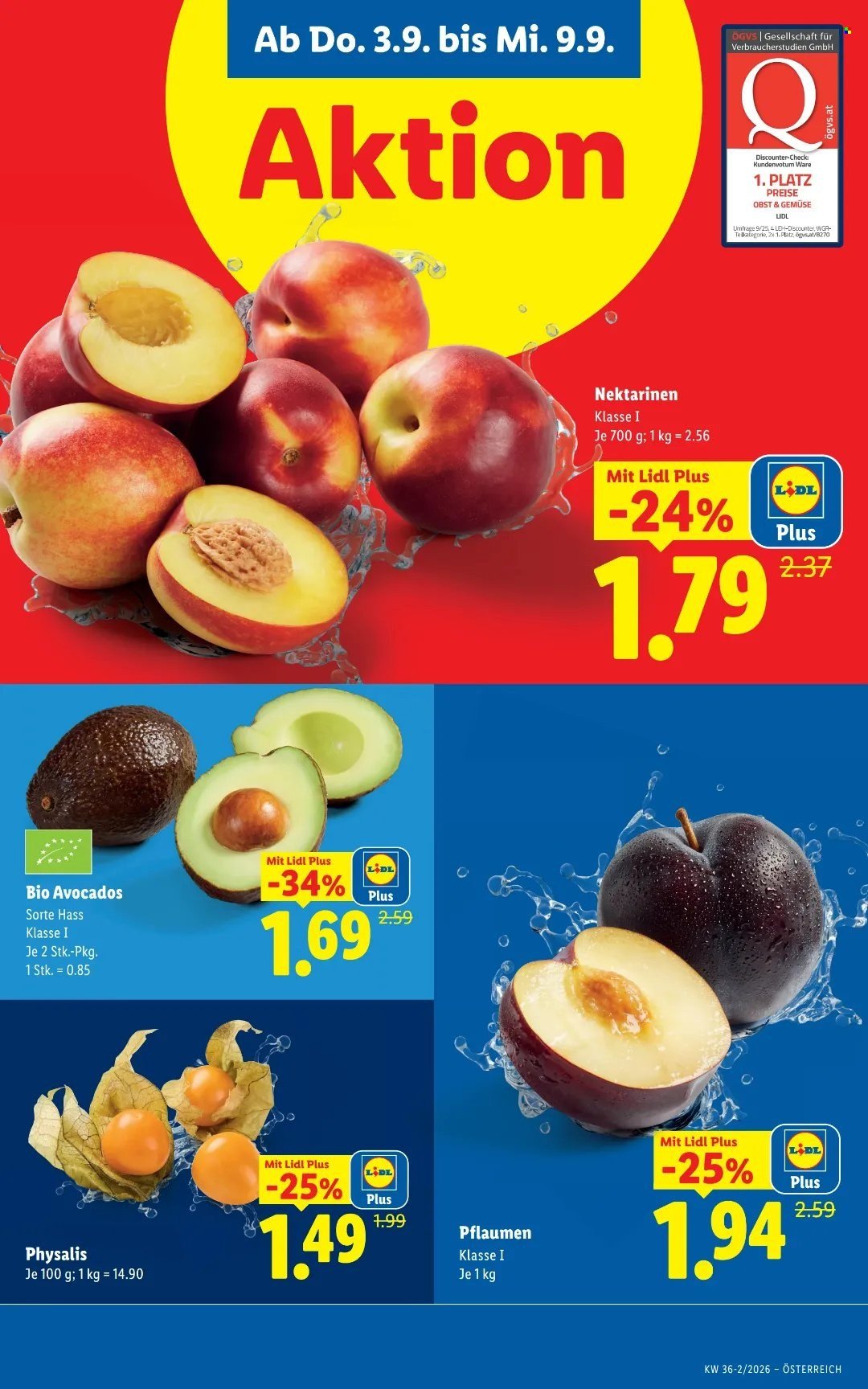 LIDL Flugblatt - Ab Donnerstag, 3.9.2026