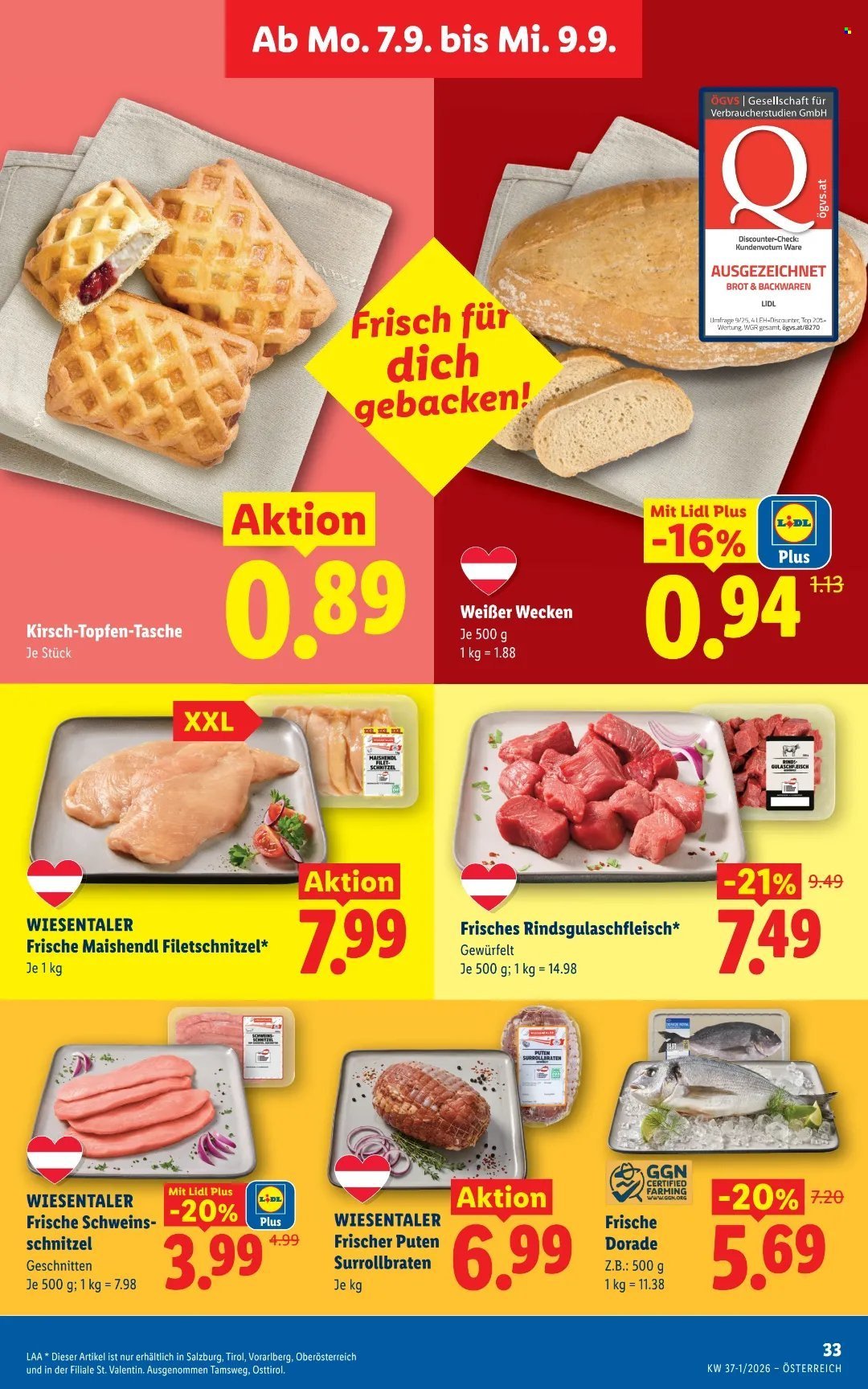 LIDL Flugblatt - Ab Donnerstag, 3.9.2026