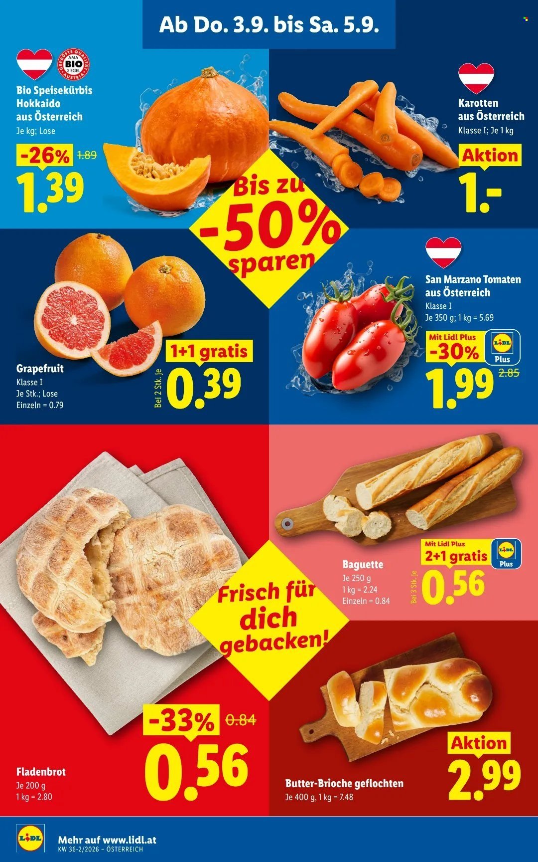 LIDL Flugblatt - Ab Donnerstag, 3.9.2026