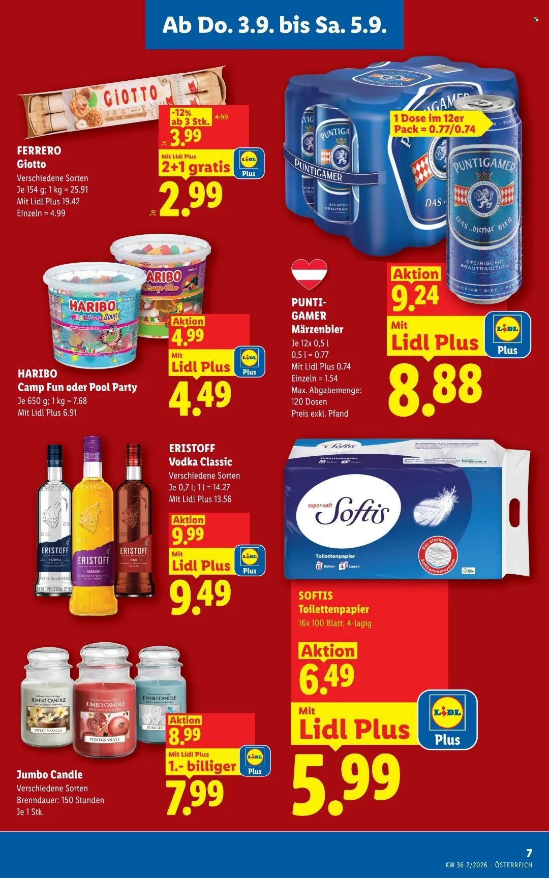 LIDL Flugblatt - Ab Donnerstag, 3.9.2026