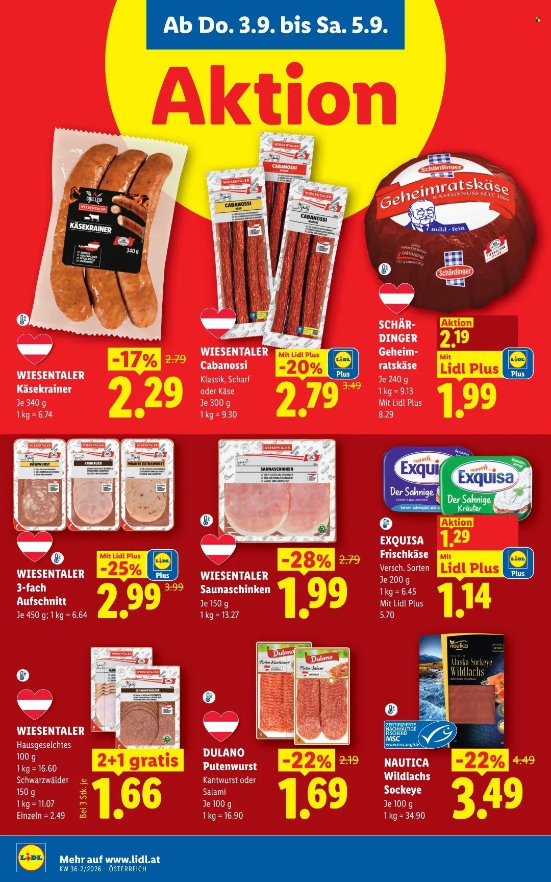 LIDL Flugblatt - Ab Donnerstag, 3.9.2026