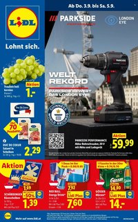 LIDL Flugblatt - Ab Donnerstag, 3.9.2026