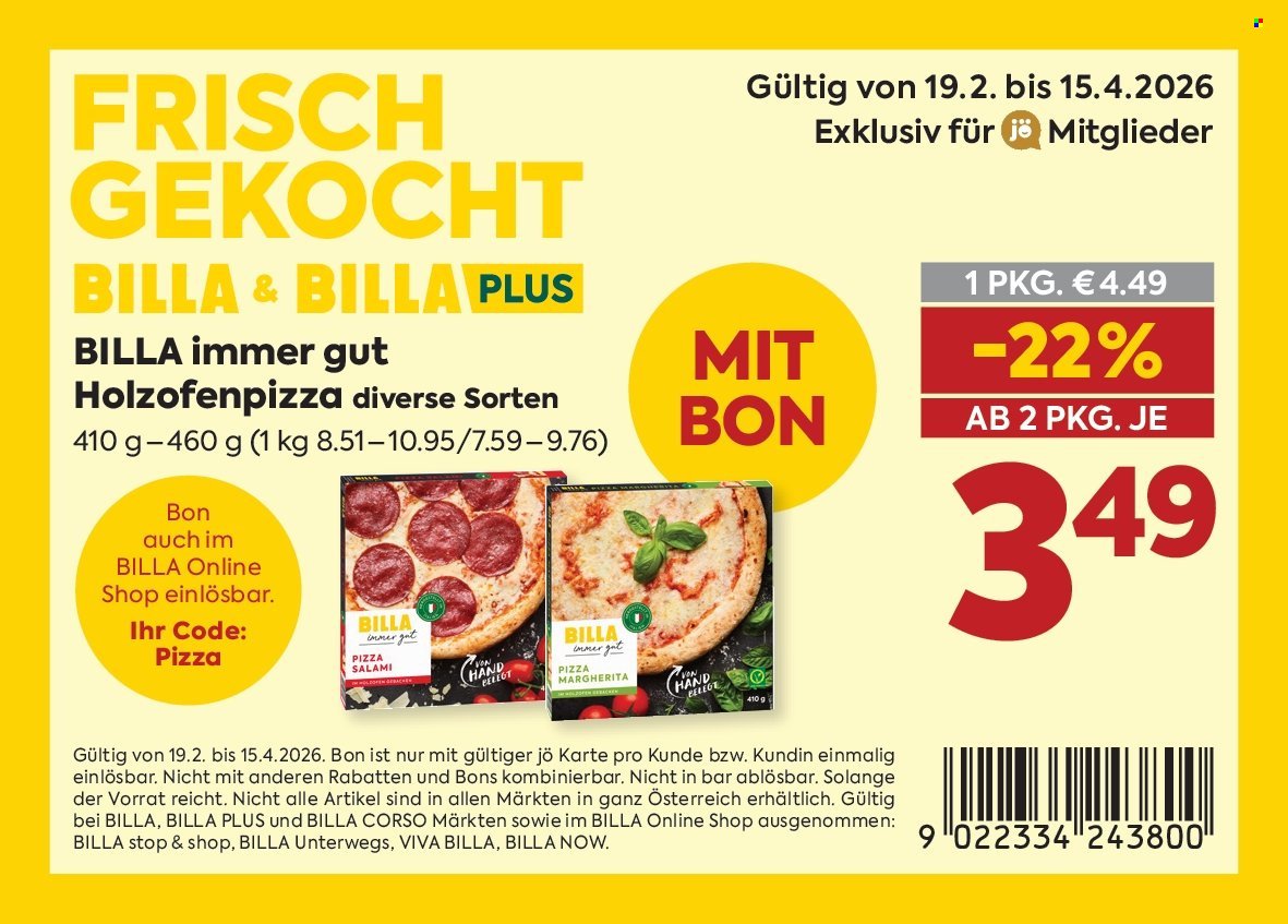 BILLA Flugblatt - Ab Donnerstag, 19.2.2026