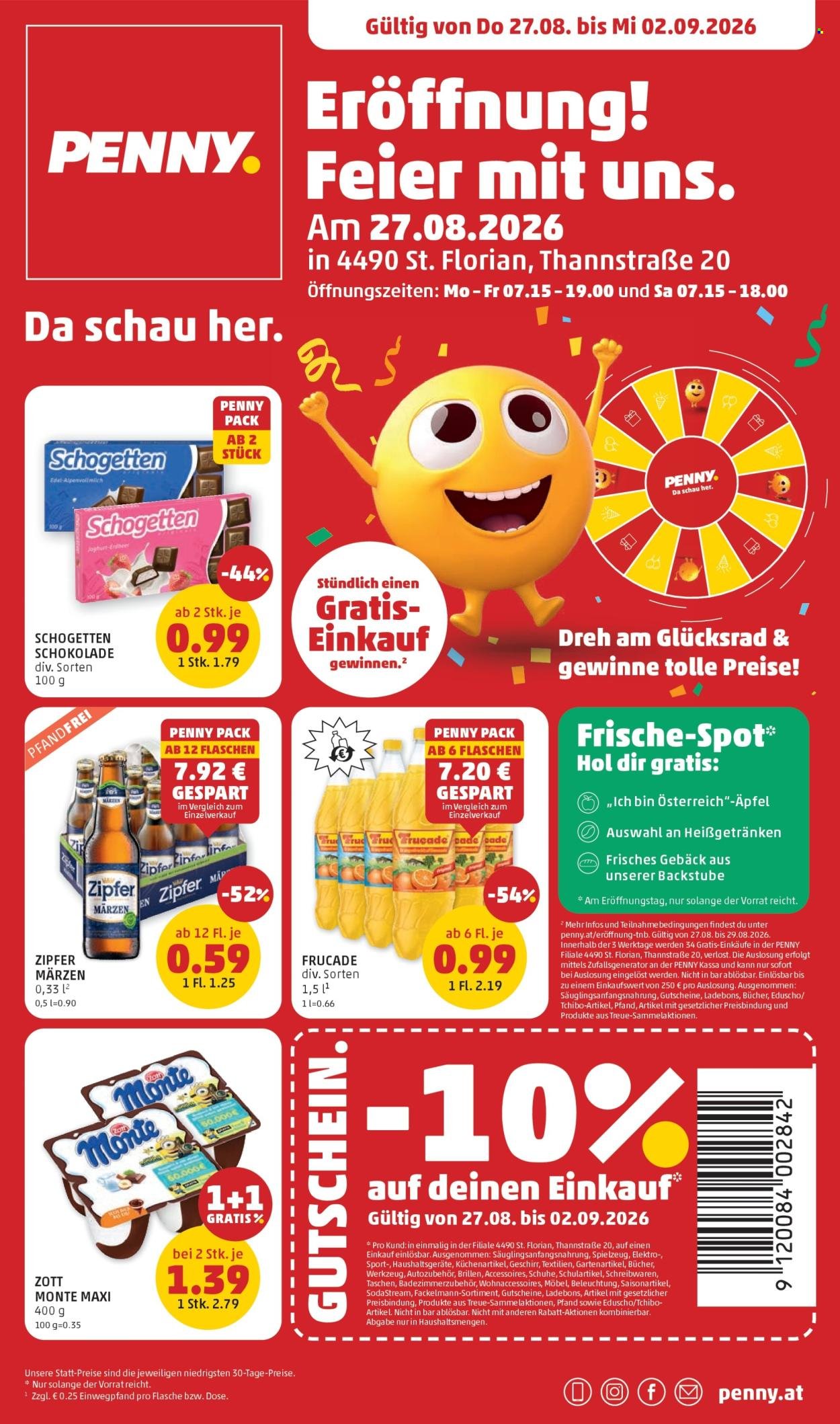 PENNY Flugblatt - Ab Donnerstag, 27.8.2026