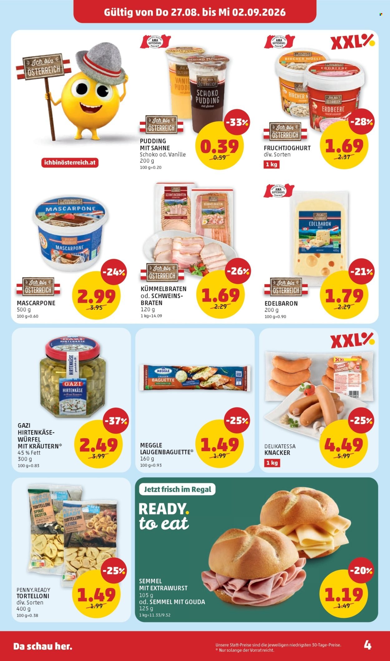 PENNY Flugblatt - Ab Donnerstag, 27.8.2026