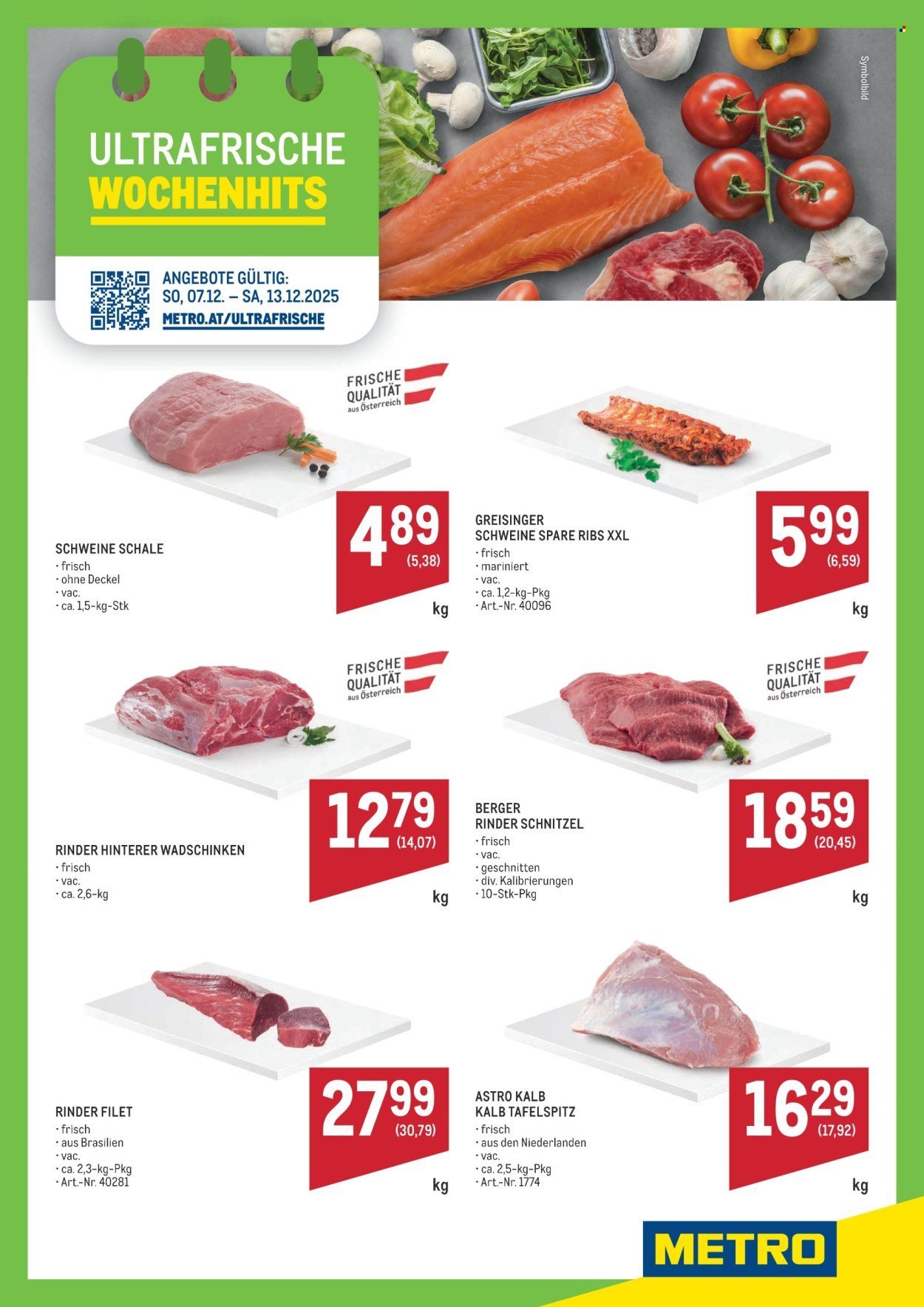 METRO Flugblatt - Ultrafrische Wochenhits KW50 (2025-12-07 - 2025-12-13) | 1