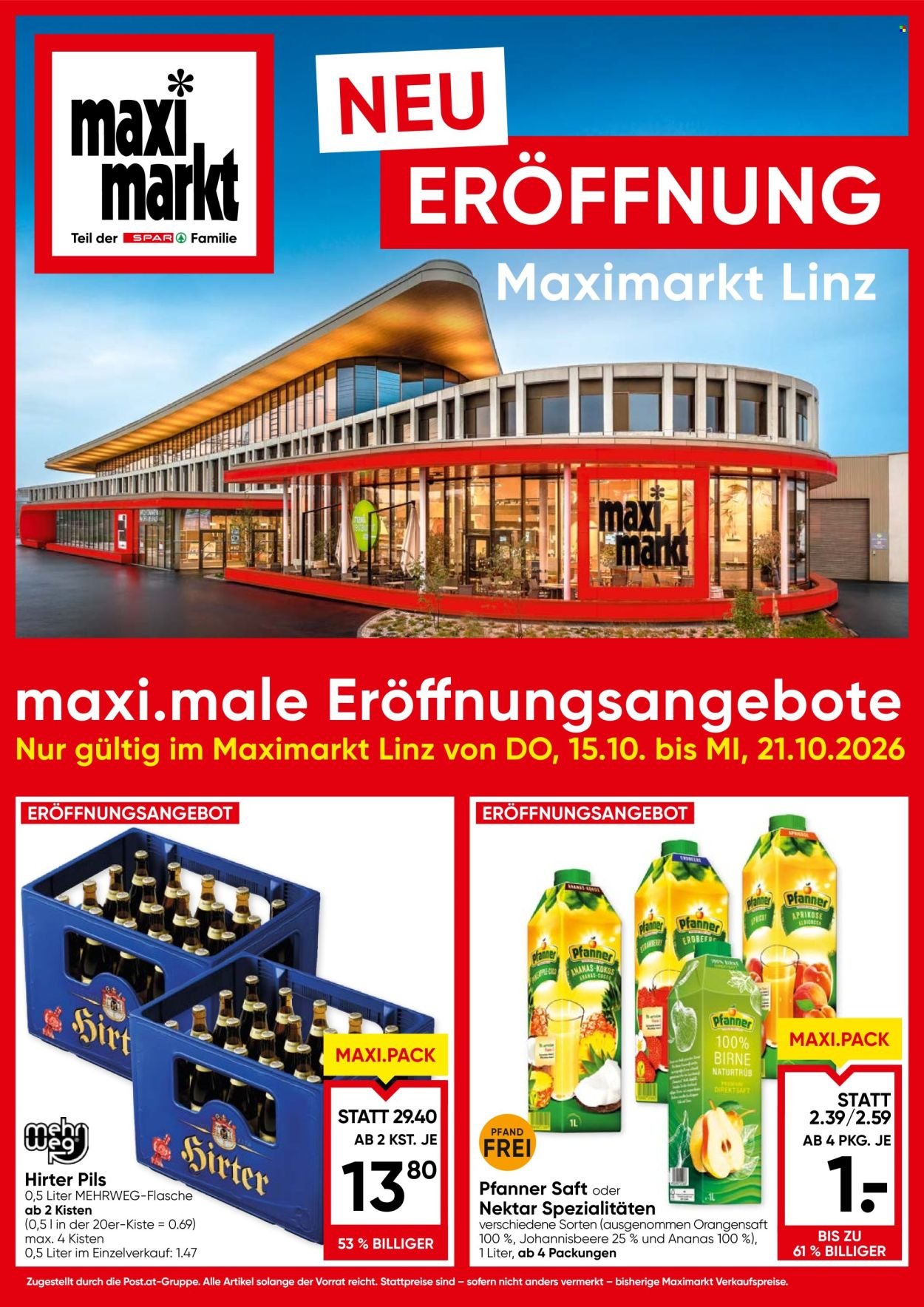 MAXIMARKT Flugblatt - Ab Donnerstag, 15.10.2026
