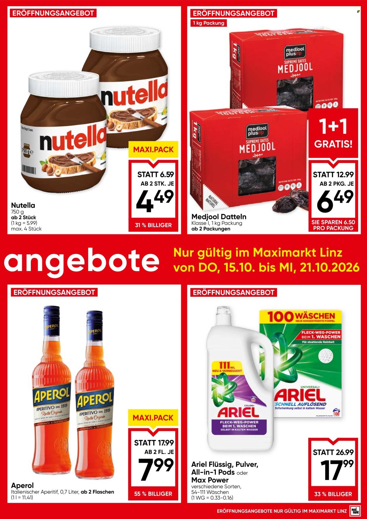 MAXIMARKT Flugblatt - Ab Donnerstag, 15.10.2026