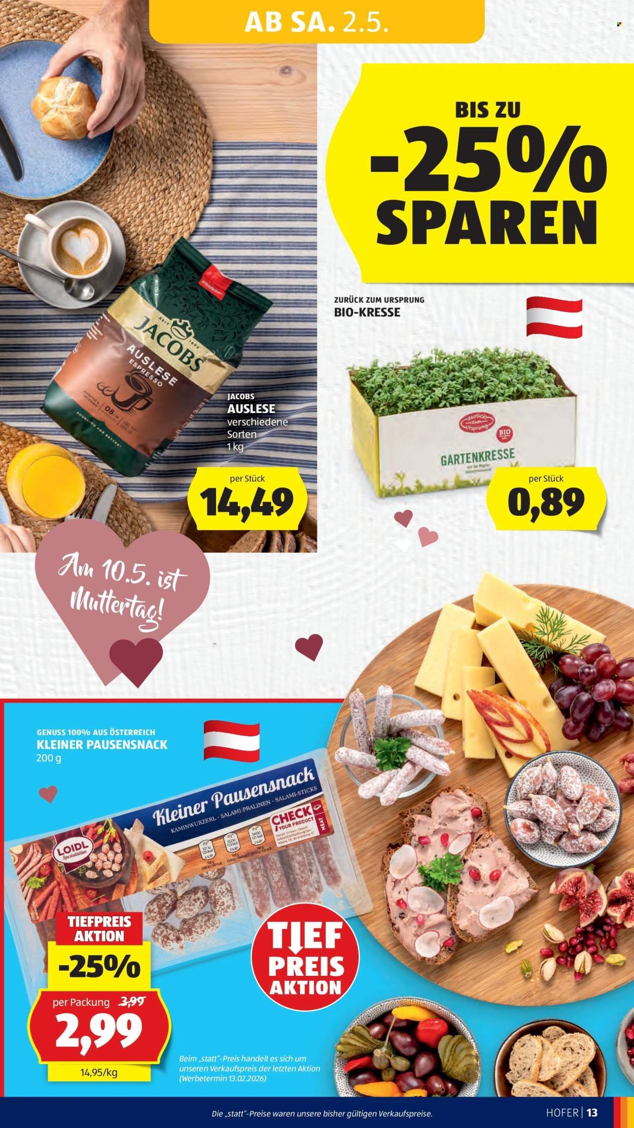 HOFER Flugblatt - Ab Mittwoch, 29.4.2026