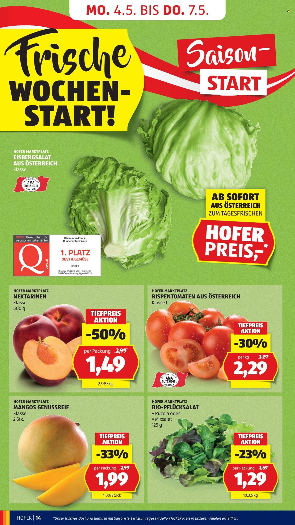 HOFER Flugblatt - Ab Mittwoch, 29.4.2026
