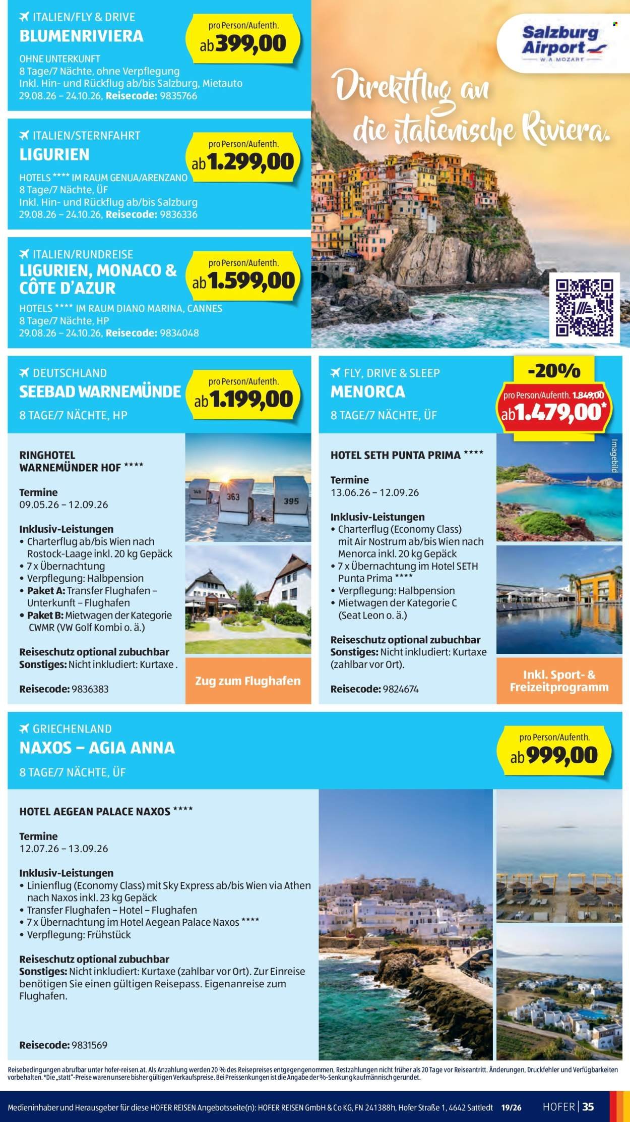 HOFER Flugblatt - Ab Mittwoch, 29.4.2026