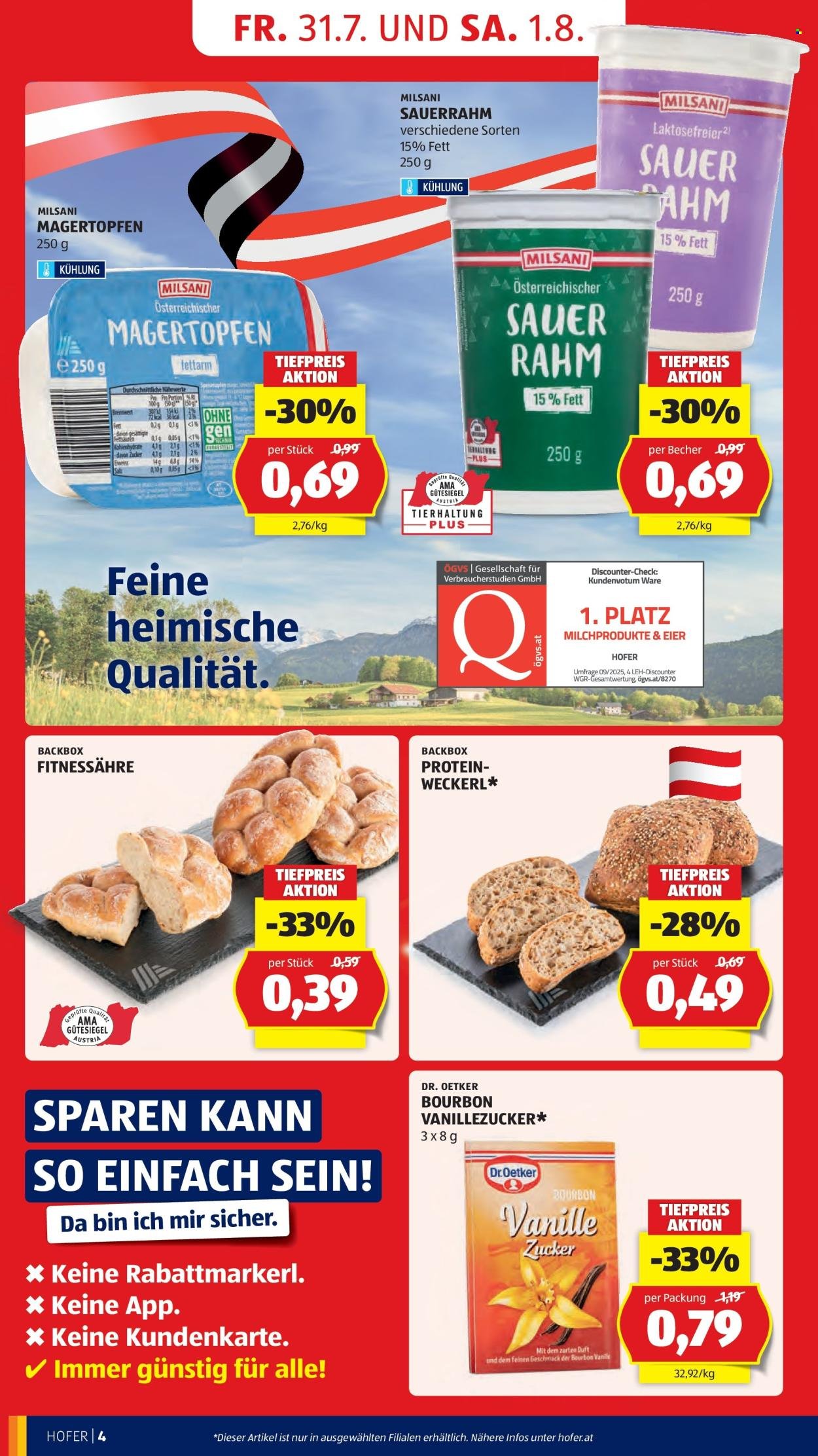 HOFER Flugblatt - Ab Freitag, 31.7.2026