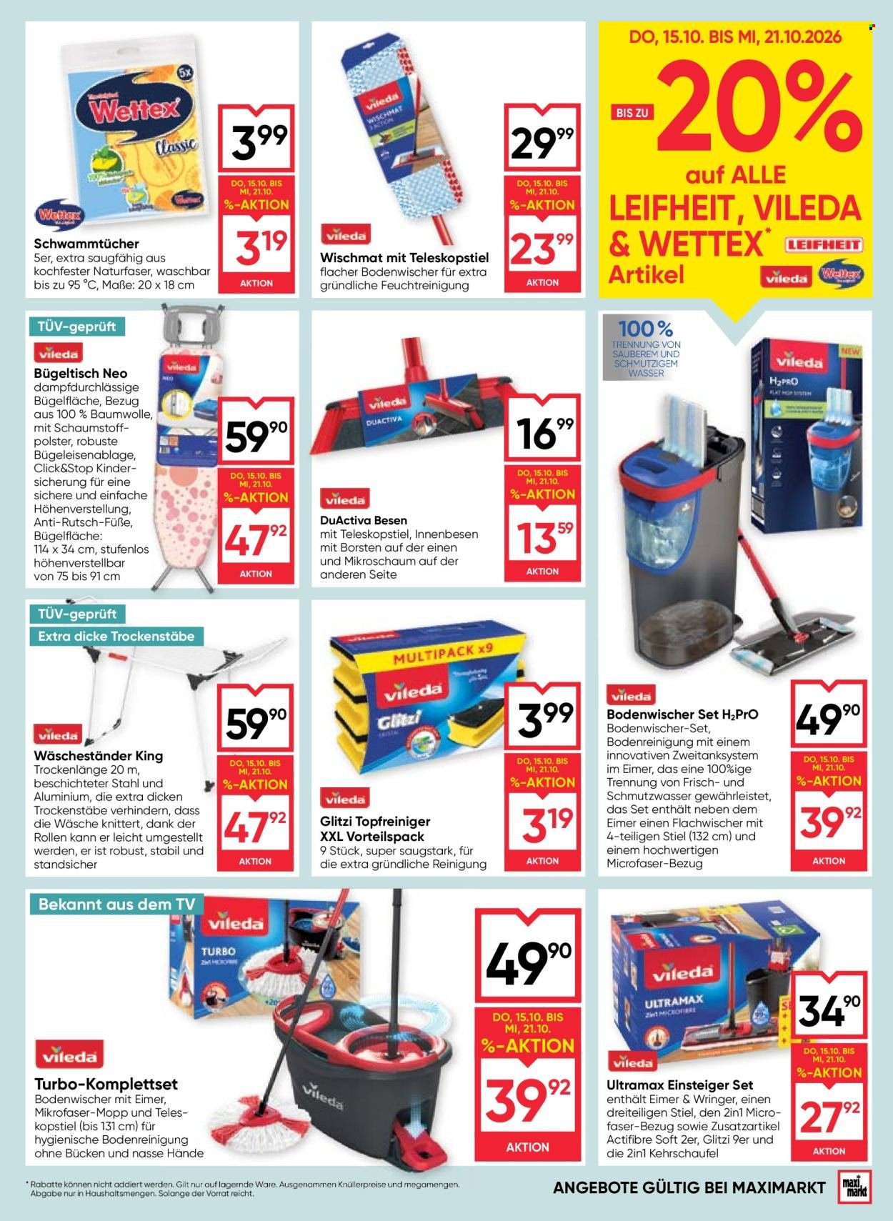 MAXIMARKT Flugblatt - Ab Donnerstag, 15.10.2026
