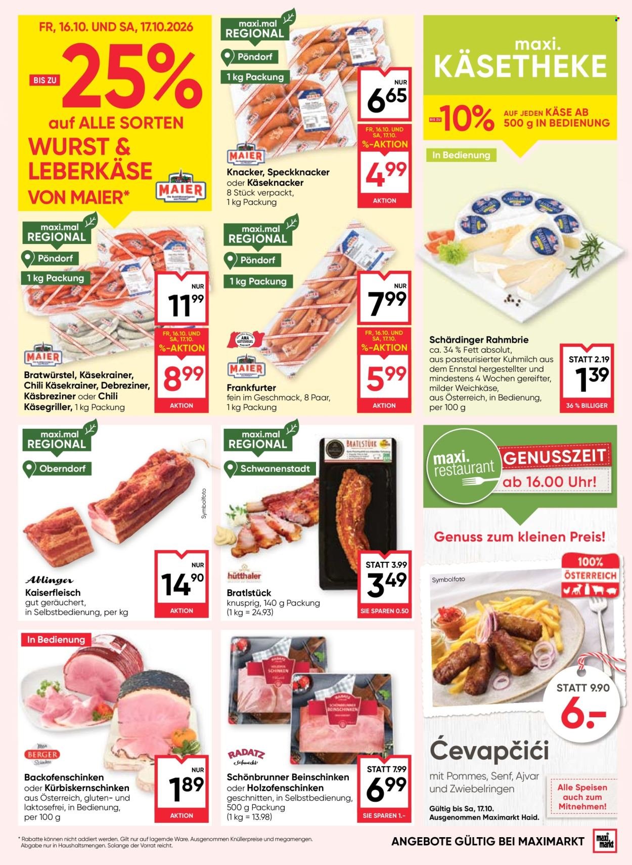 MAXIMARKT Flugblatt - Ab Donnerstag, 15.10.2026