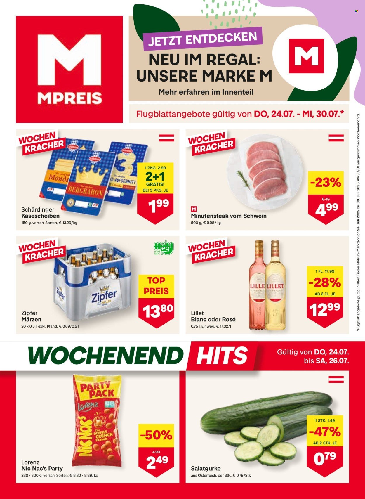 MPREIS Flugblatt - Ab Donnerstag, 24.7.2025 (2025-07-24 - 2025-07-30) | 1