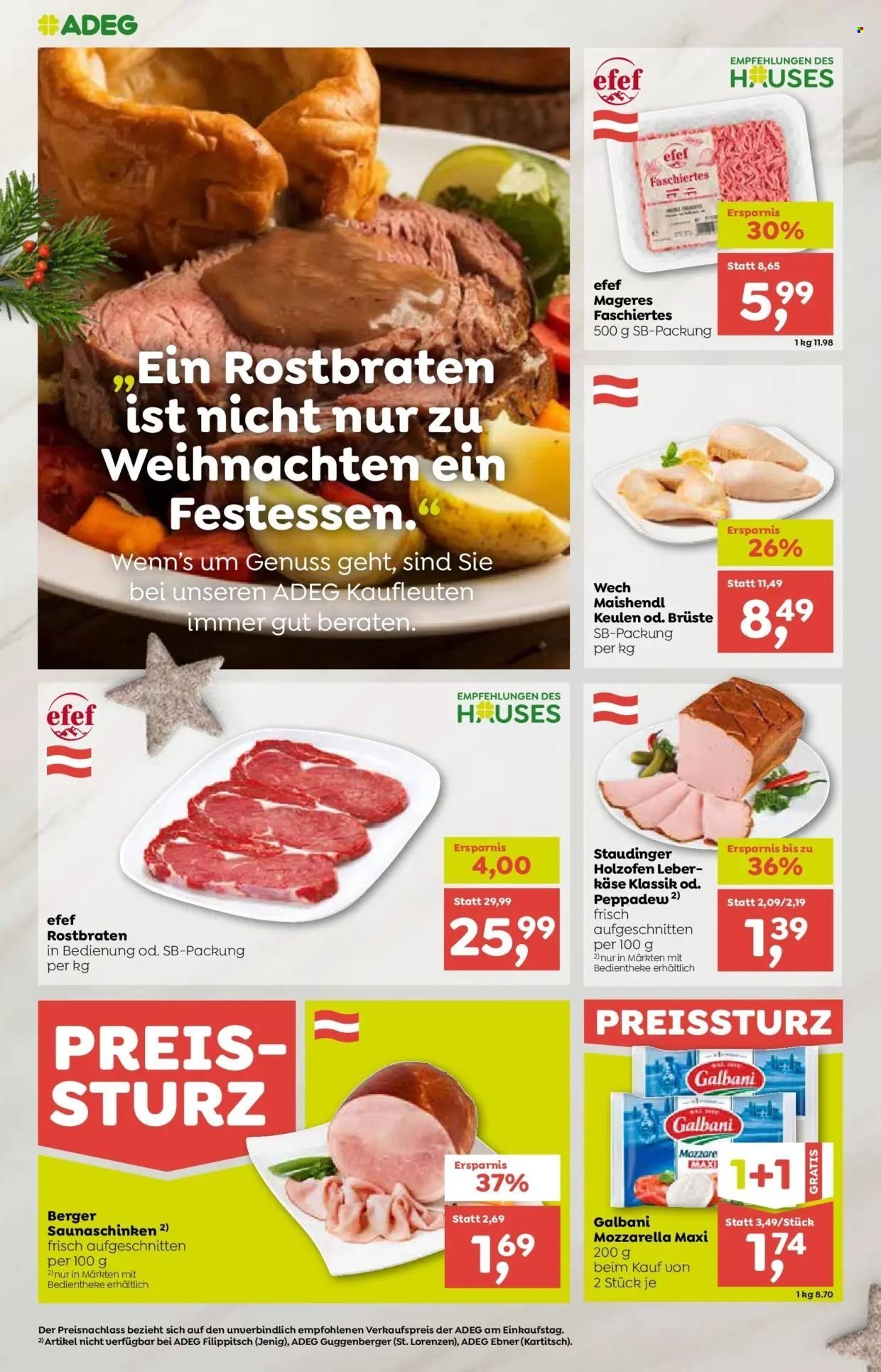 ADEG Flugblatt - Ab Donnerstag, 4.12.2025