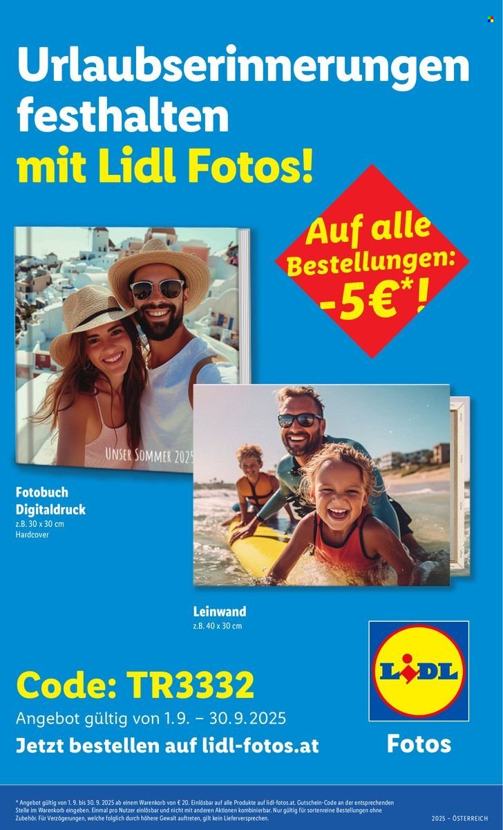 LIDL Flugblatt - Urlaubserinnerungen festhalten (2025-09-01 - 2025-09-30) | 1